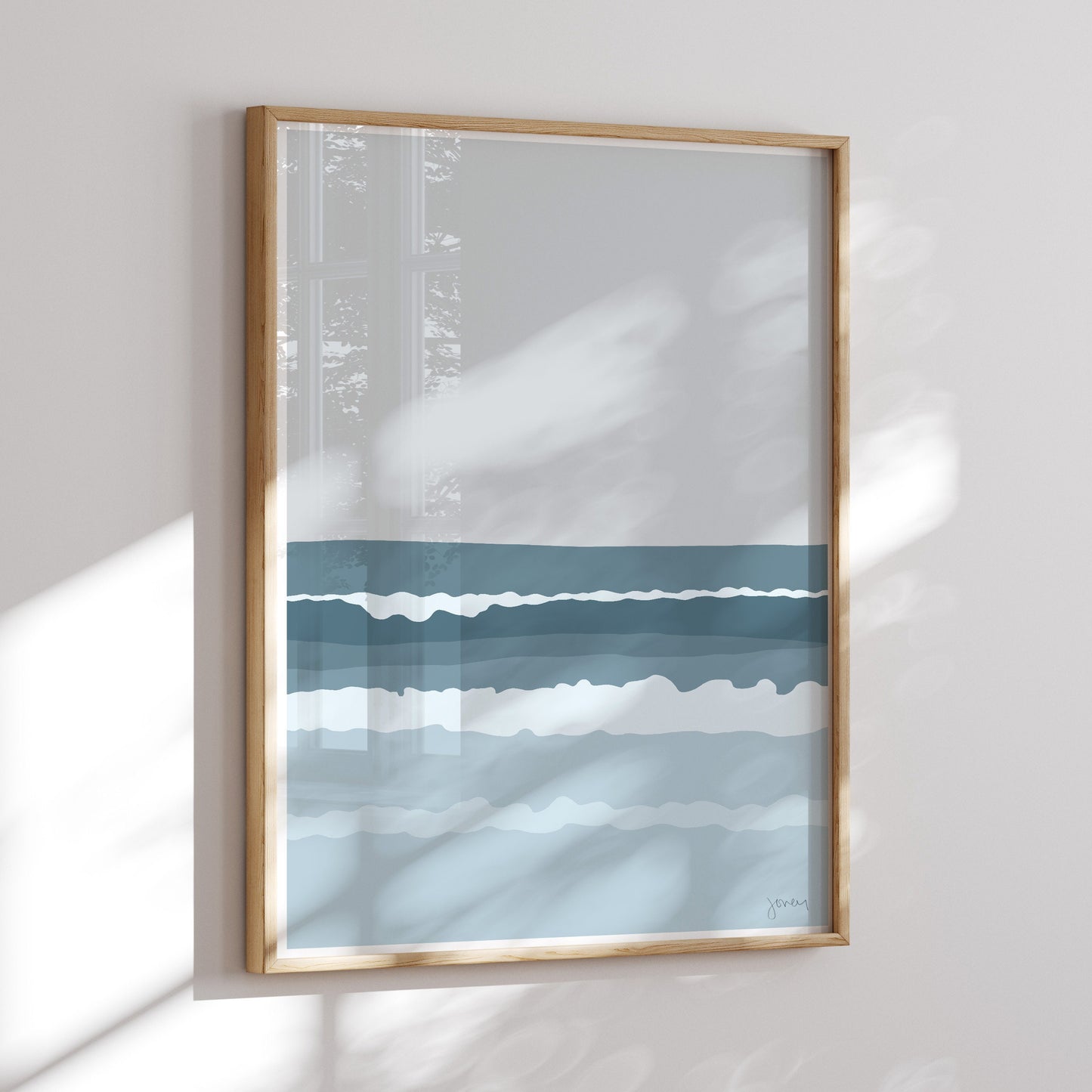 Ocean Waves Art Print - UnFramed or Framed - 130725P