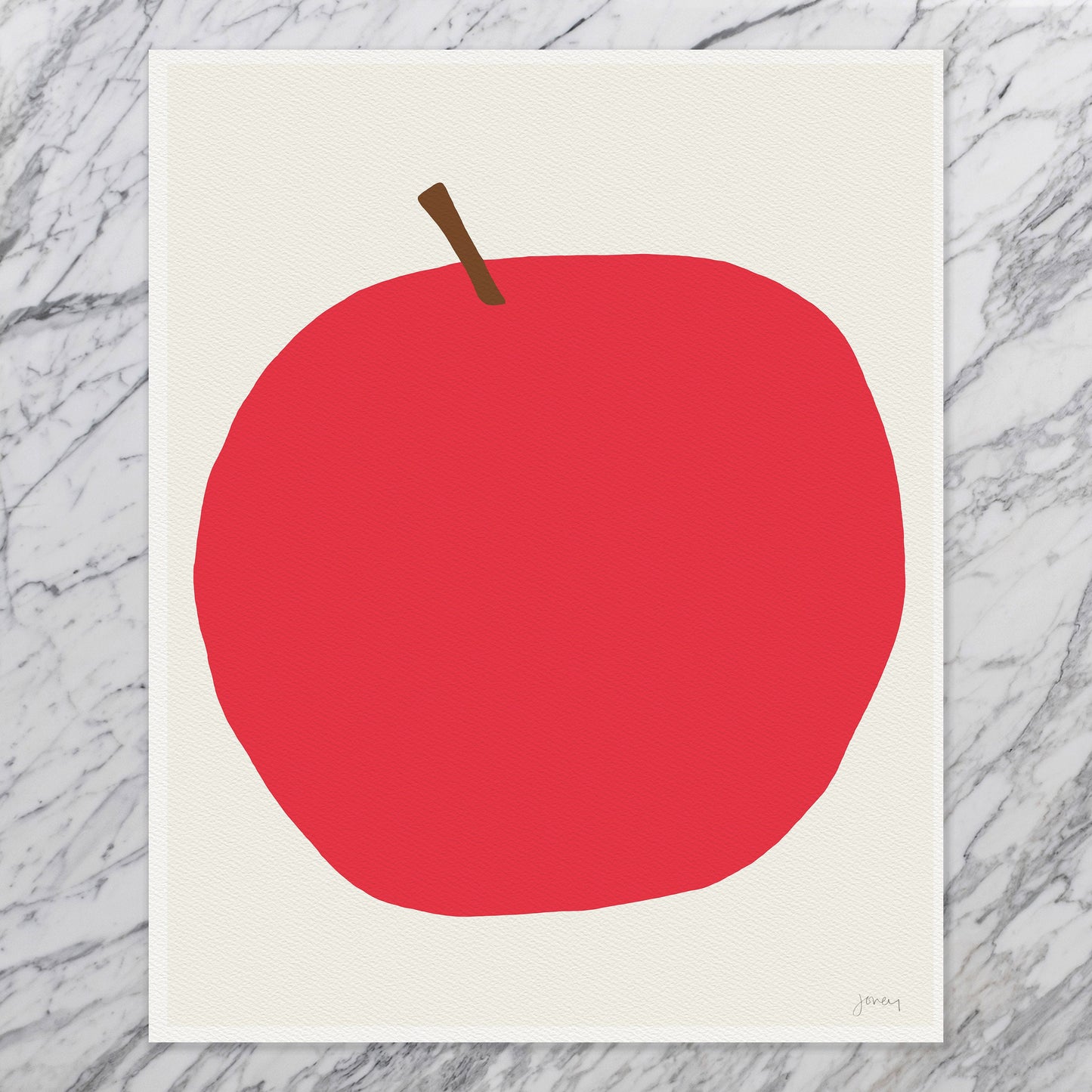 Apple Art Print - Unframed or Framed - 120905