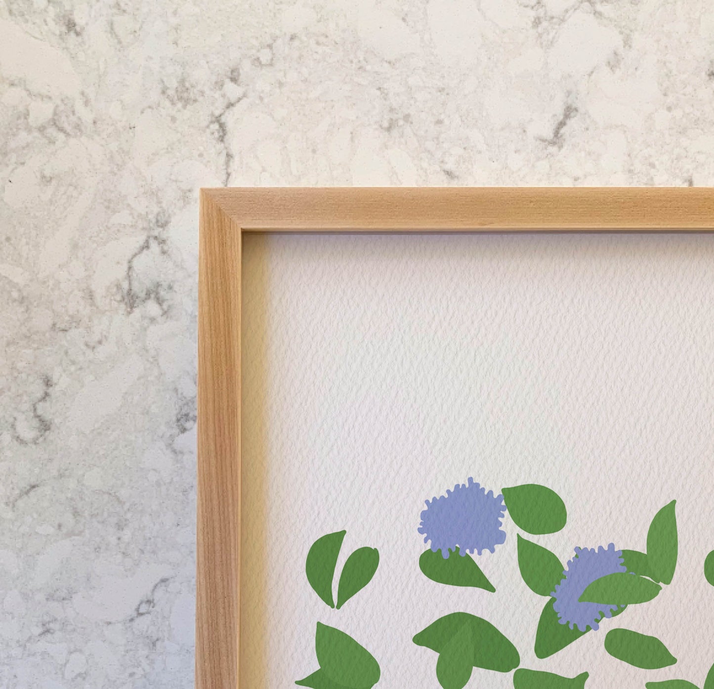 Hydrangea Garden Art Print - Unframed or Framed - 230827