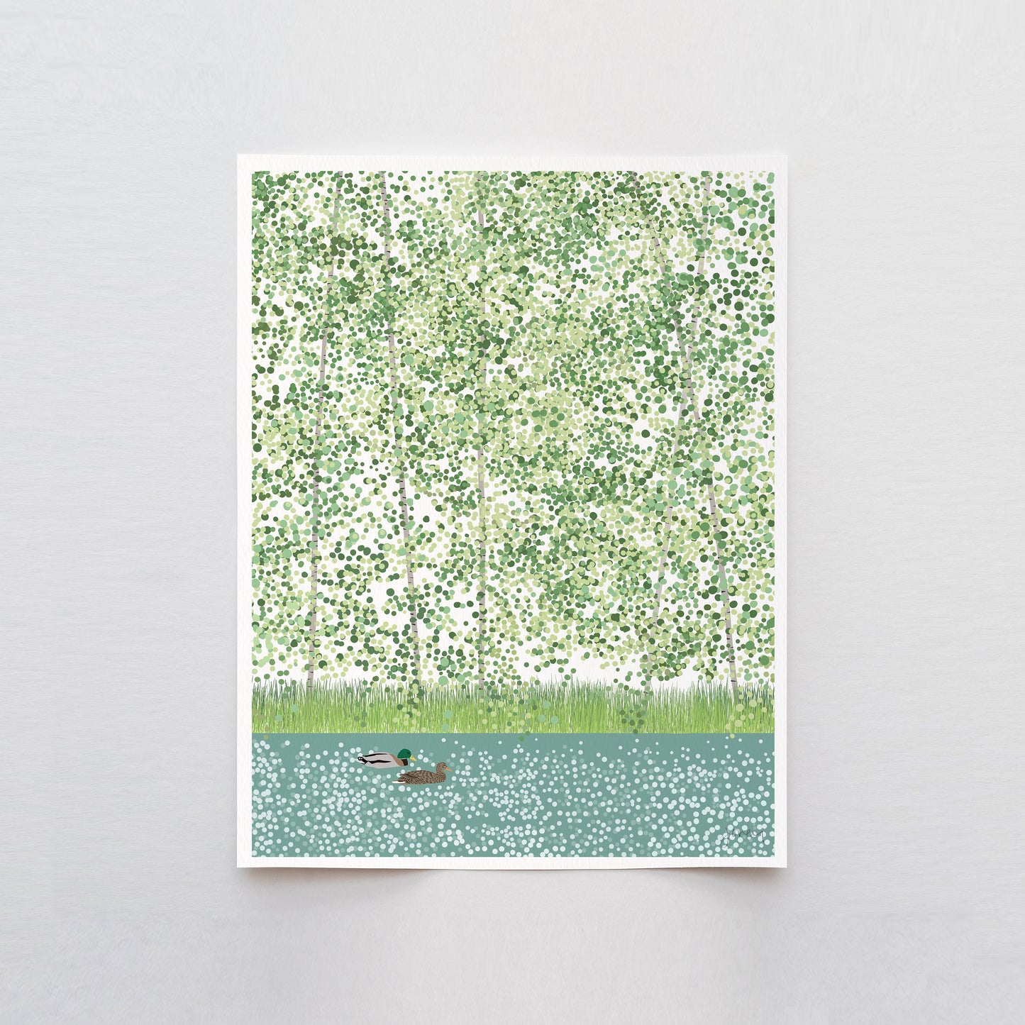 Mallard Ducks Art Print - Unframed or Framed - 210715