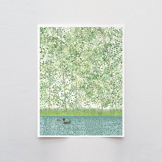 Mallard Ducks Art Print - Unframed or Framed - 210715