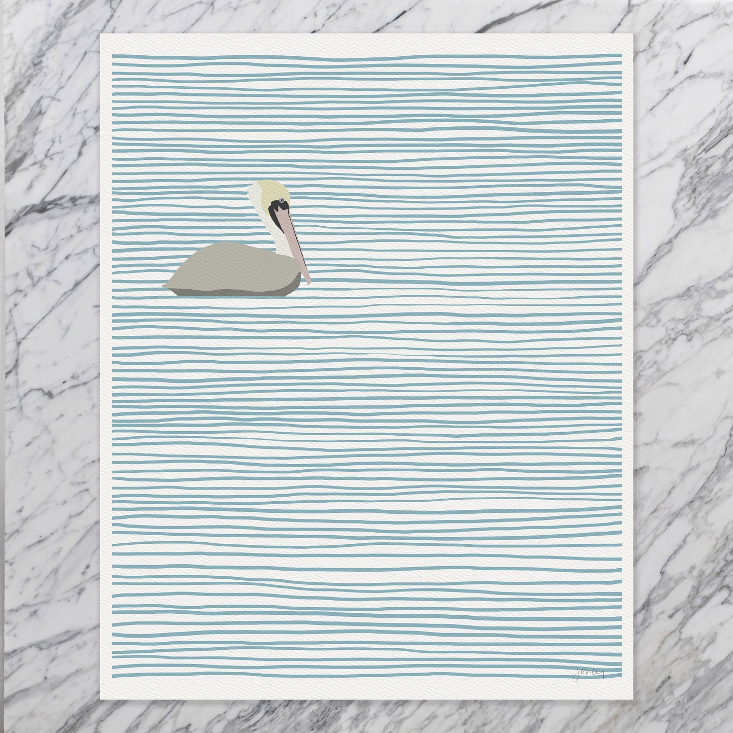 Pelican Art Print - Unframed or Framed - 230402