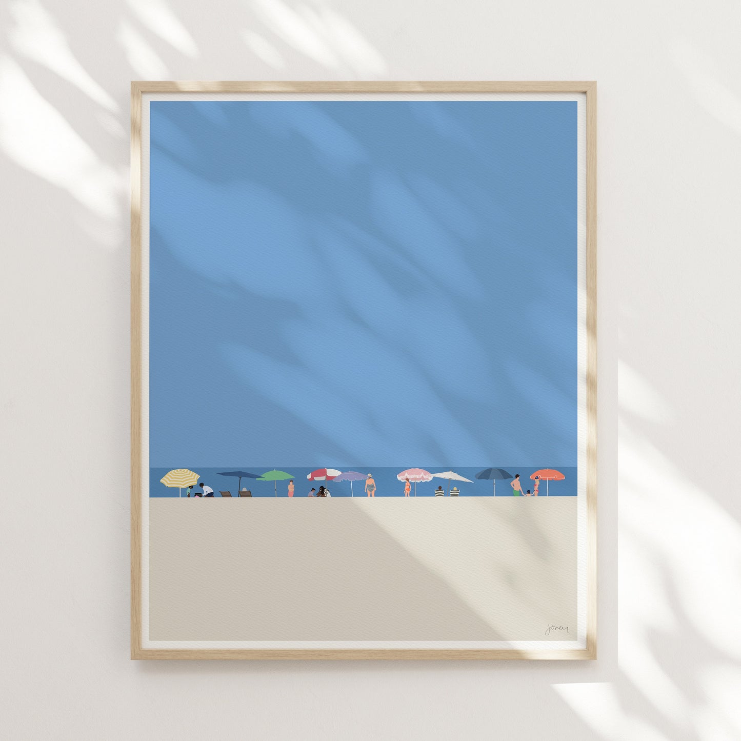 Beach Horizon Art Print 2 - Unframed or Framed - 230708