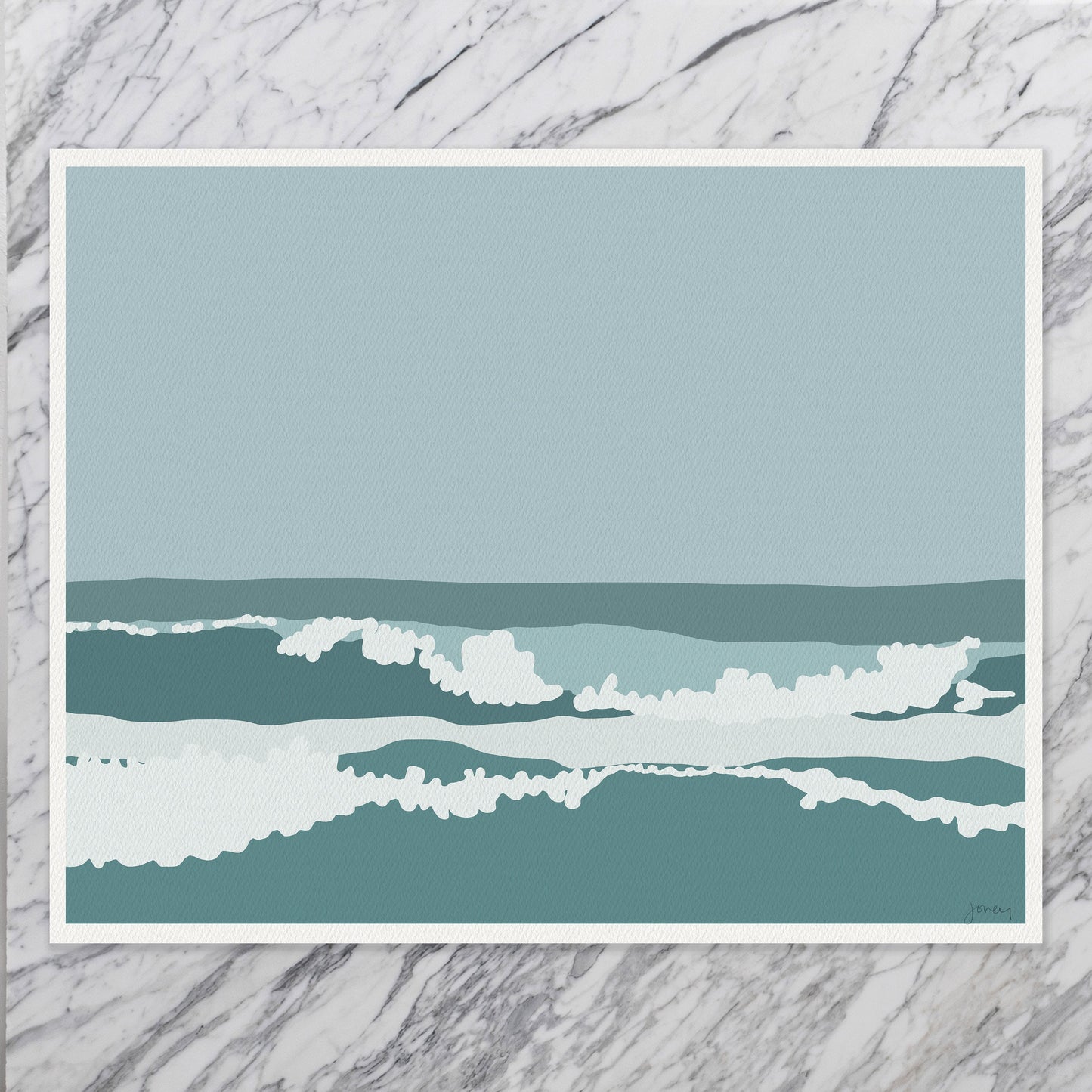 Beach Surf Break Art Print - Unframed or Framed - 160218