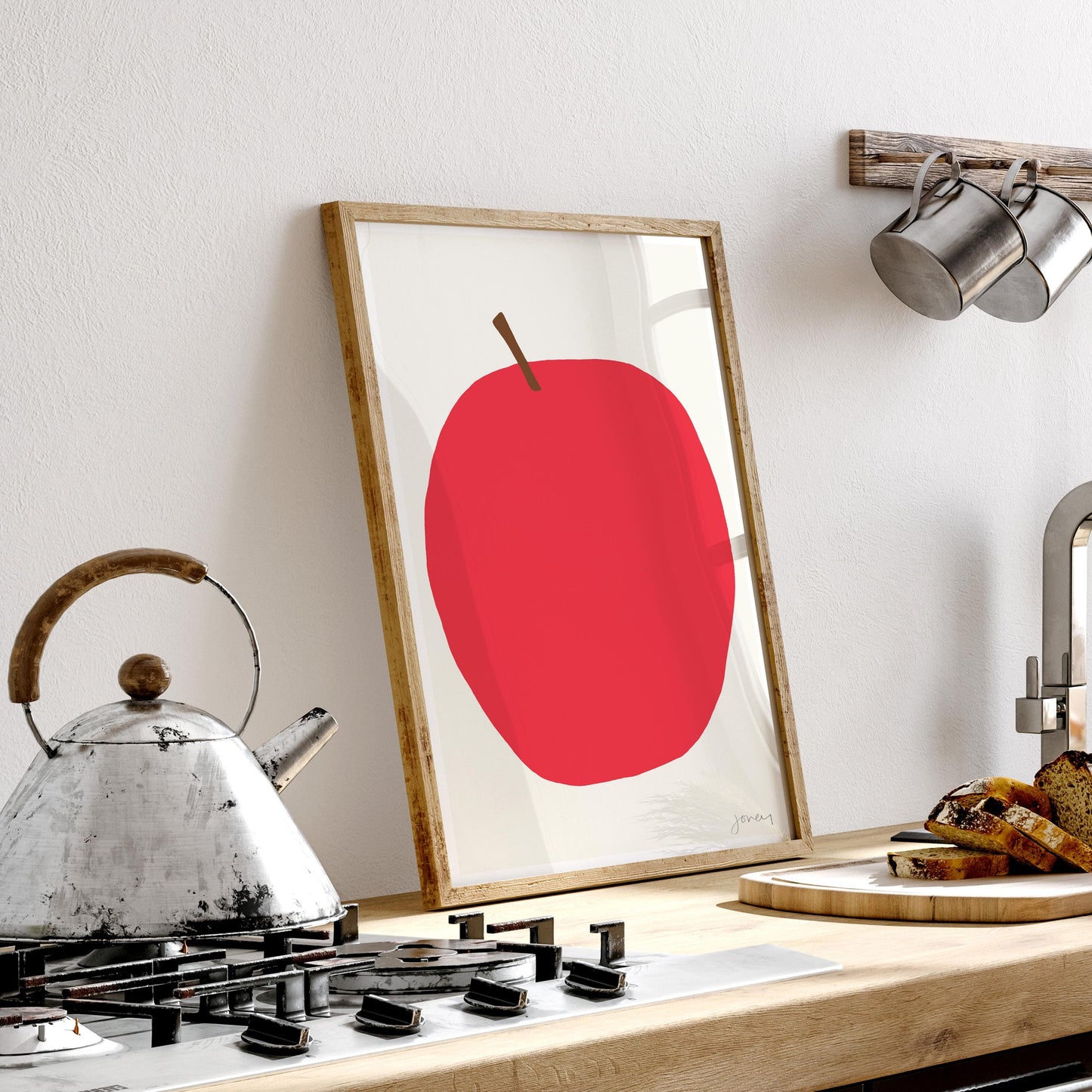 Apple Art Print - Unframed or Framed - 120905