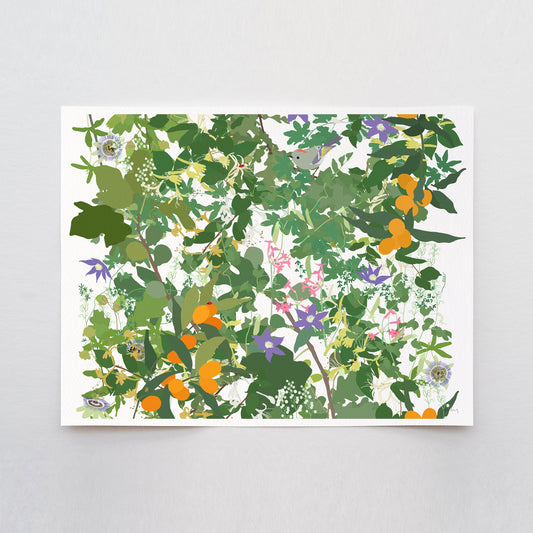 Kumquats Millefleur Art Print - Unframed or Framed - 210612