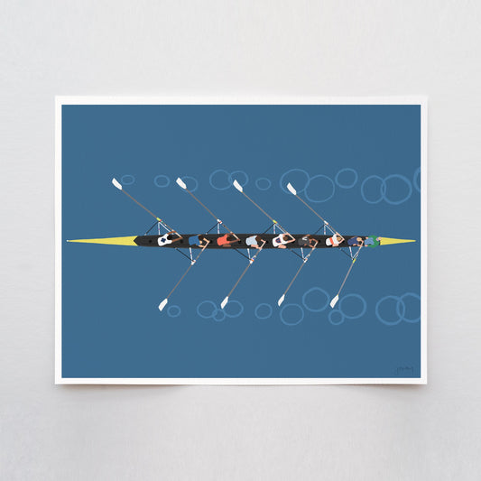 Rowing Art Print - Unframed or Framed - 250427