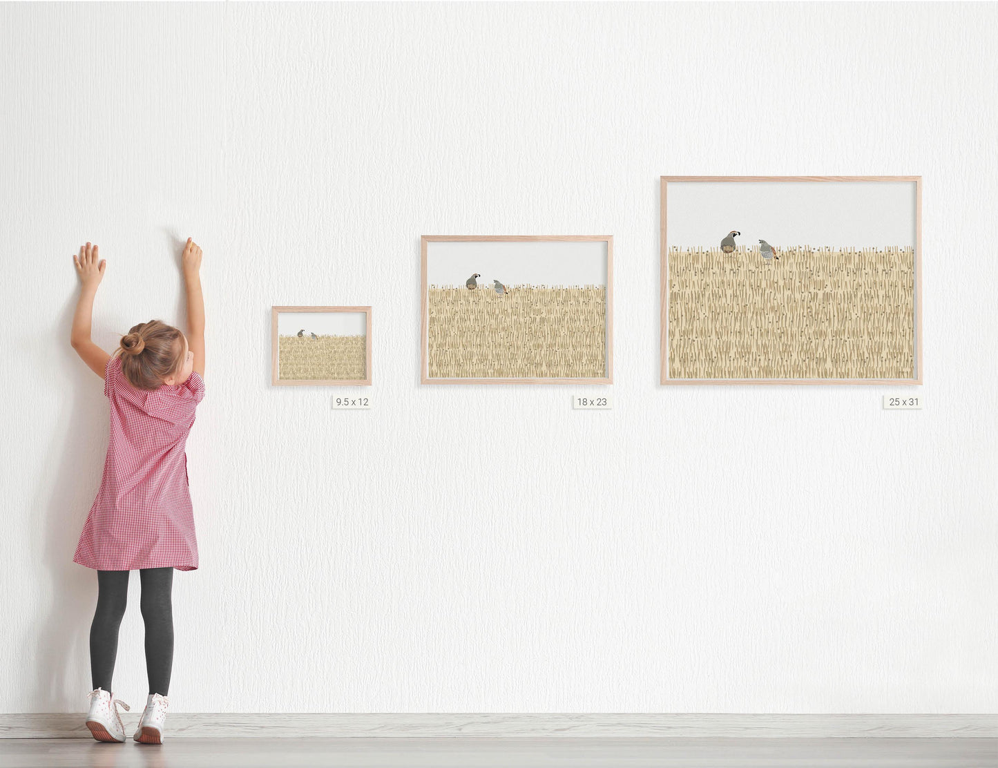 California Quail Art Print - Unframed or Framed - 250115