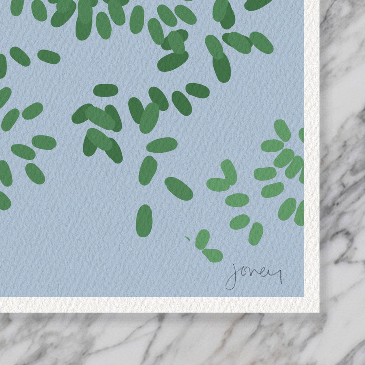 Egret Nest, signed print - 261010
