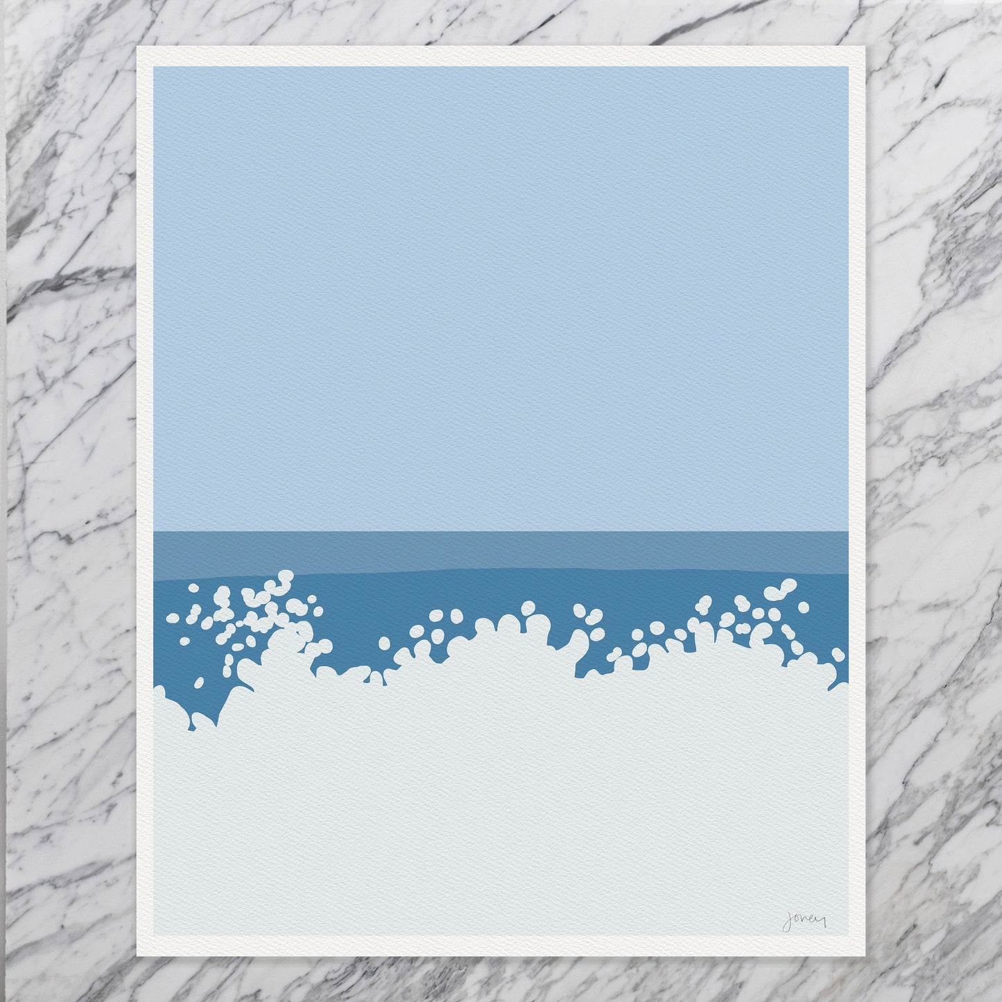 Breaking Waves Art Print - Unframed or Framed - 130507