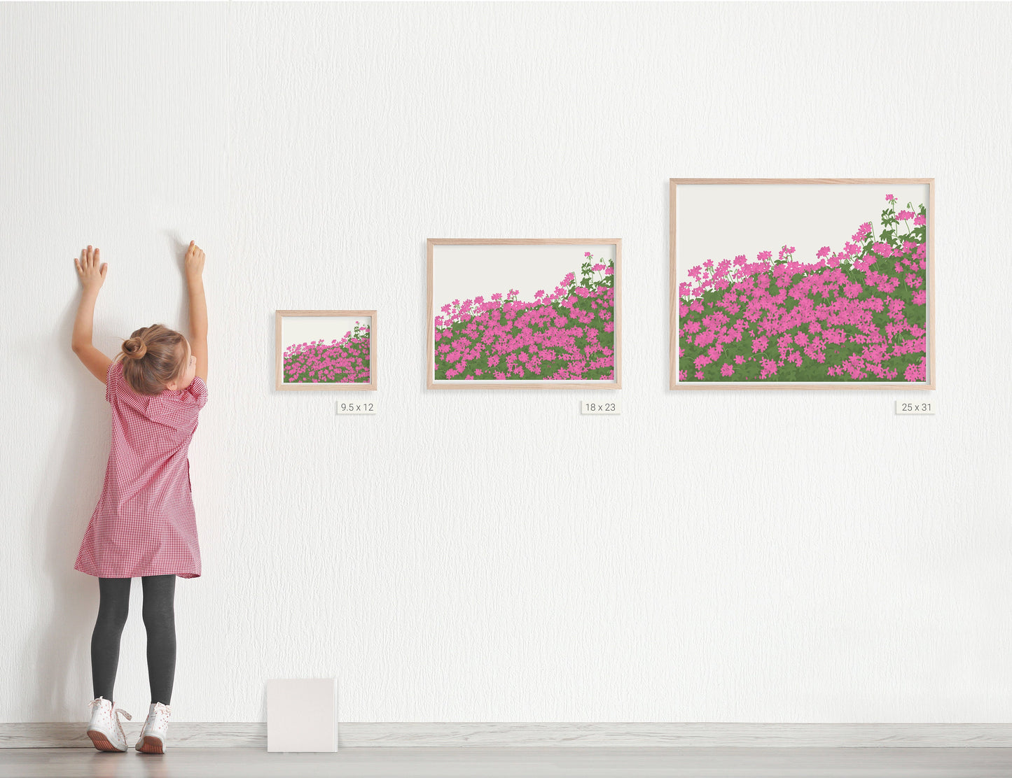 Geraniums Art Print - Unframed or Framed - 160419