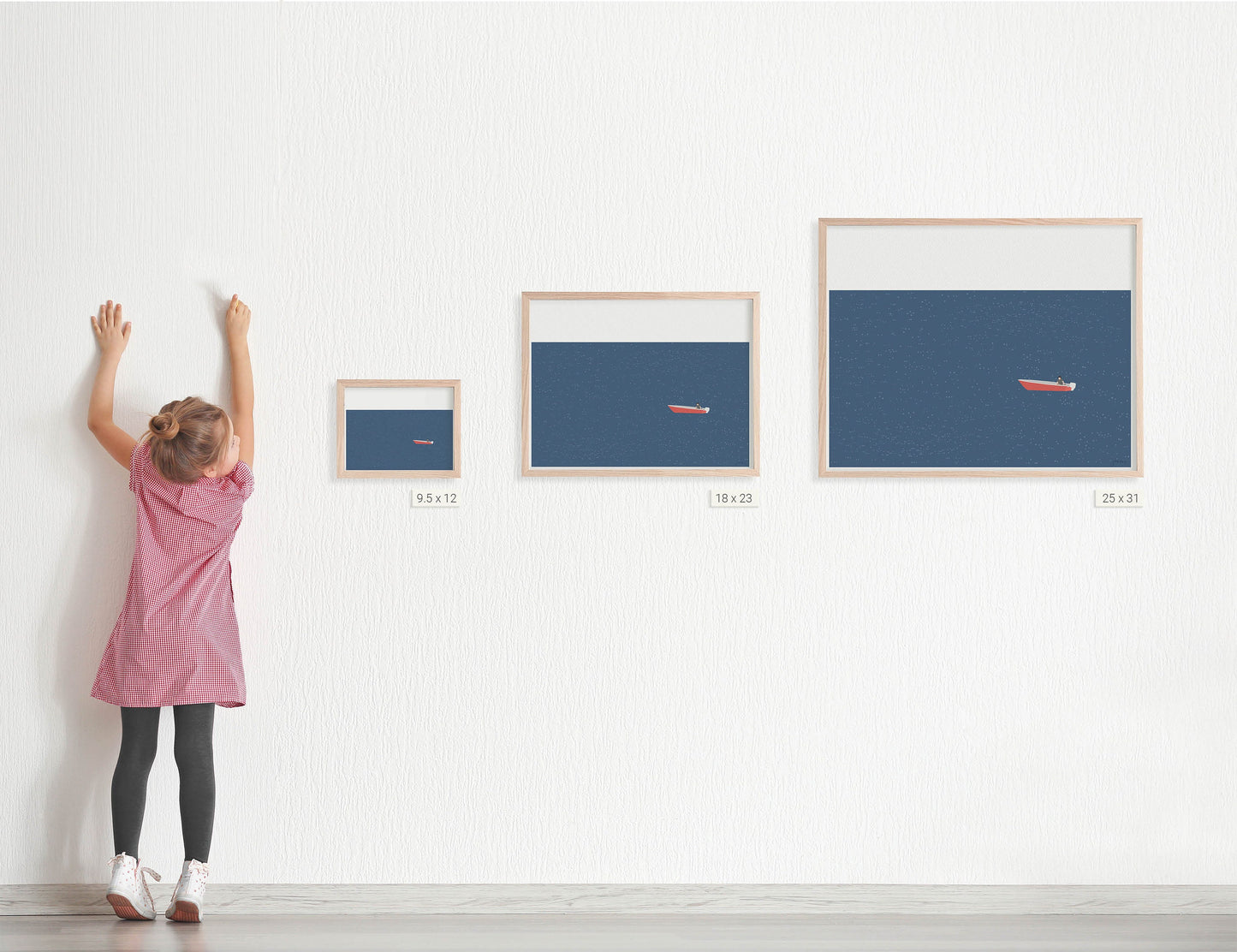 Skiff Art Print - Unframed or Framed - 240616