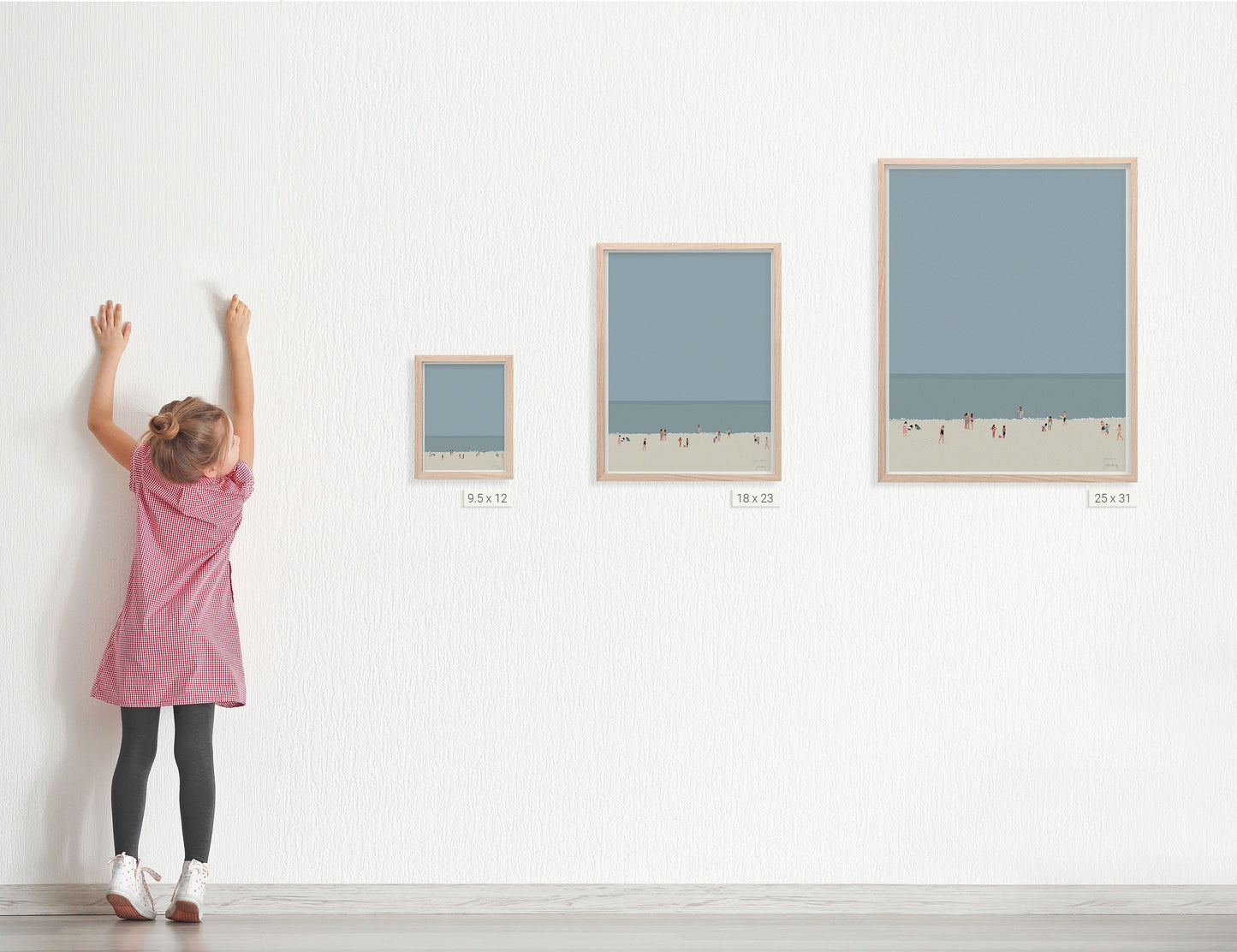 Afternoon on the Beach Art Print - Unframed or Framed - 230716