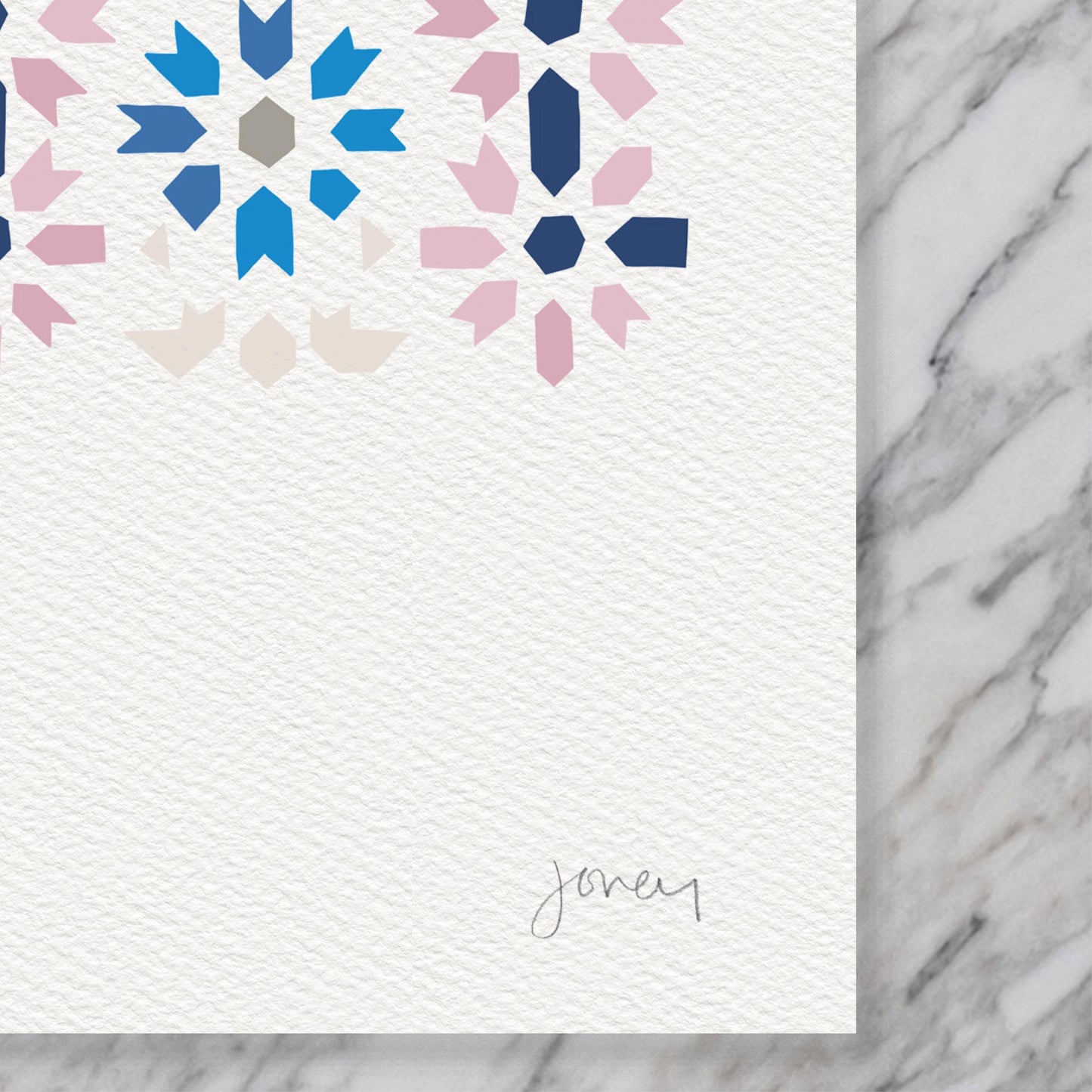 Abstract Tile Art Print - Vibrant Color Artwork | Framed or Unframed Options