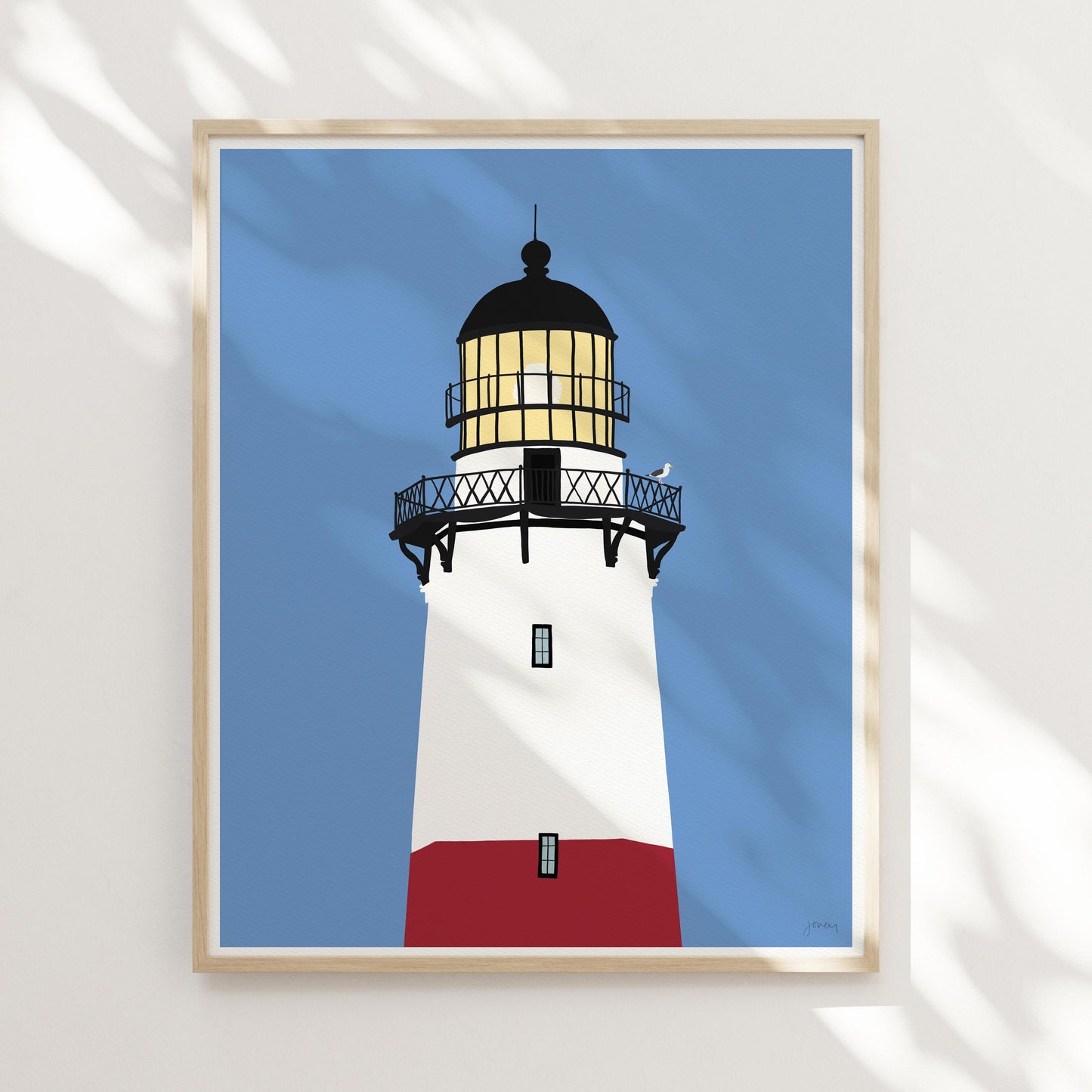 Montauk Point Lighthouse Art Print - Unframed or Framed - 250824