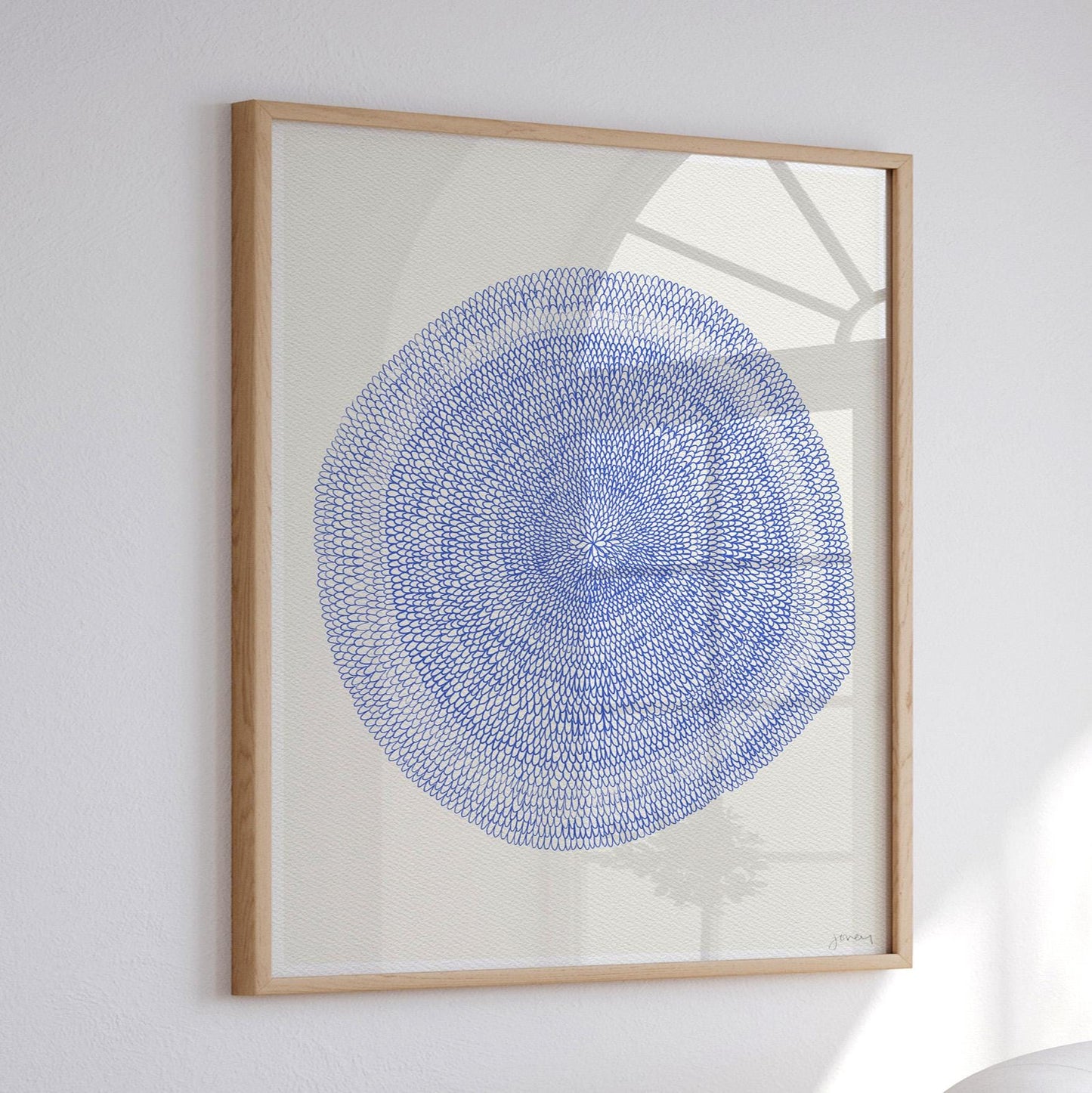 Flower Petal Abstract Art Print - Unframed or Framed - Contemporary Wall Art - 141006