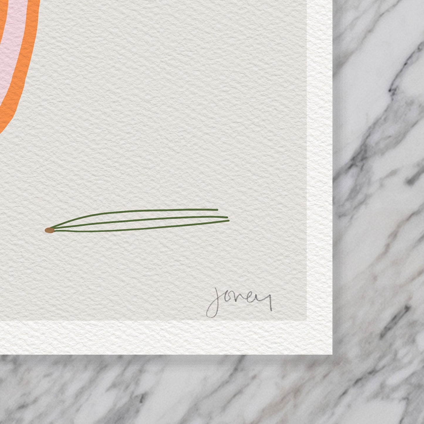 White Pine Abstract Still Life Art Print - Unframed or Framed - 210109