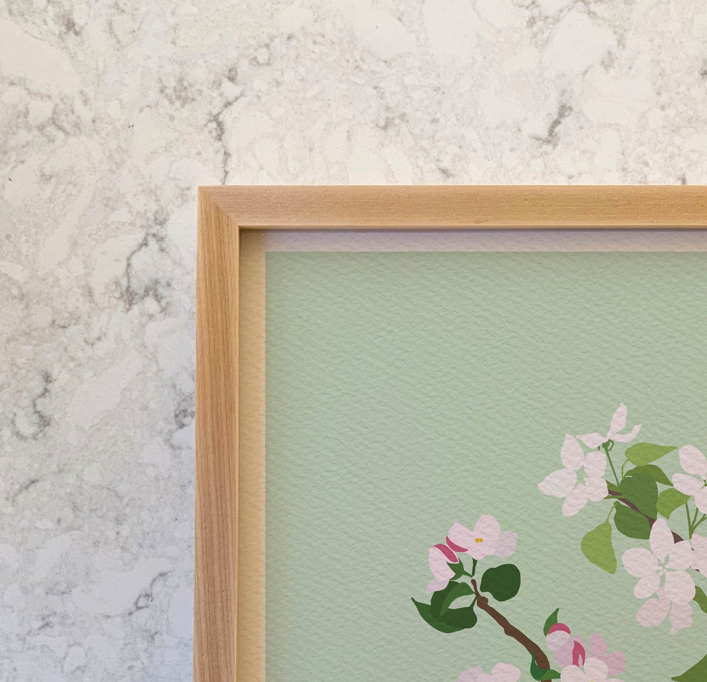 Apple Blossoms Still Life Art Print - Unframed or Framed - 201206