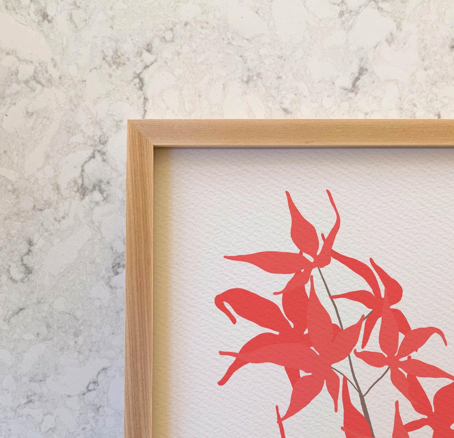 Maple Leaves Still Life Art Print - Unframed or Framed - 241110