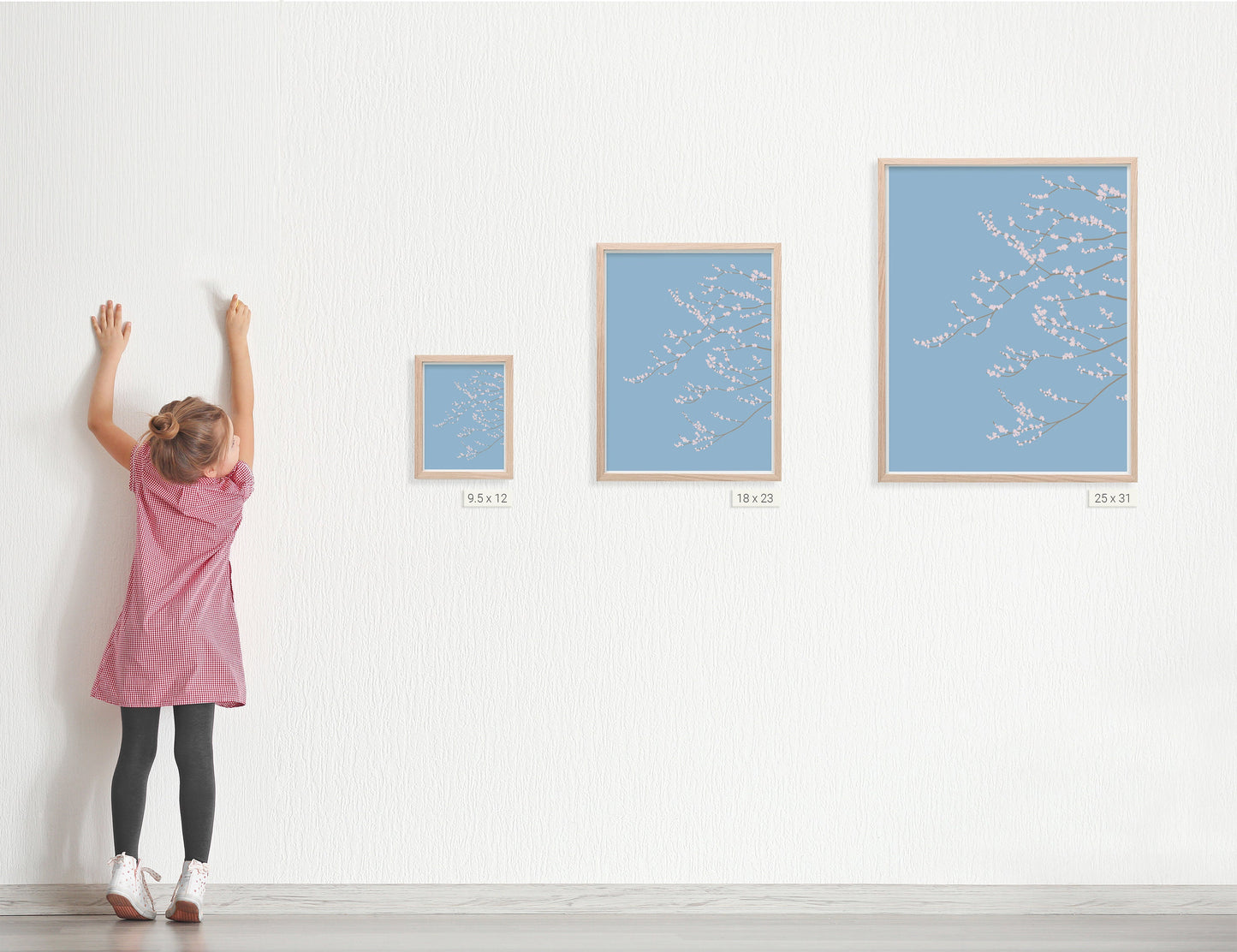 Cherry Blossom Branches Art Print - Unframed or Framed - 120126