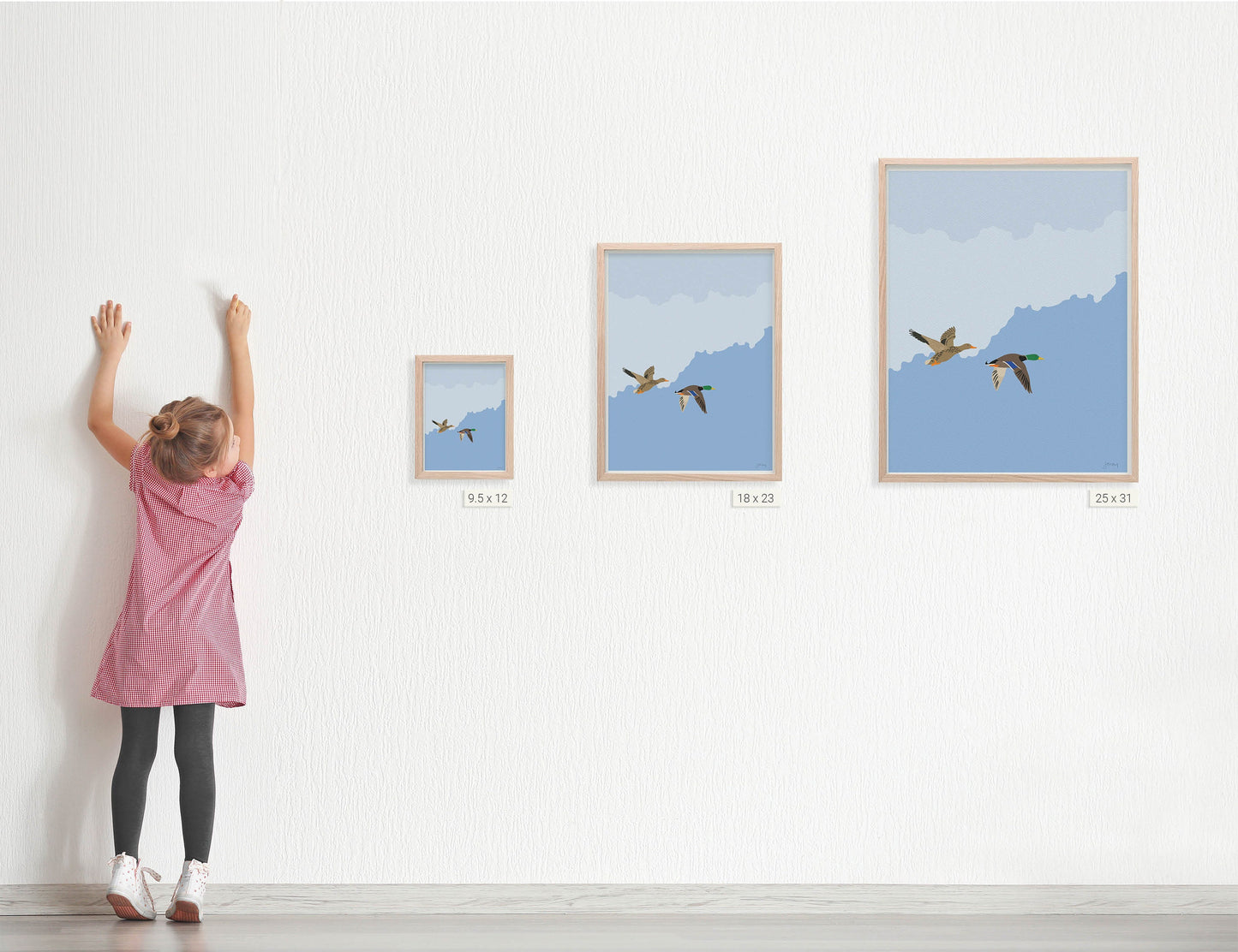 Pair of Mallards Art Print - Unframed or Framed -  231119