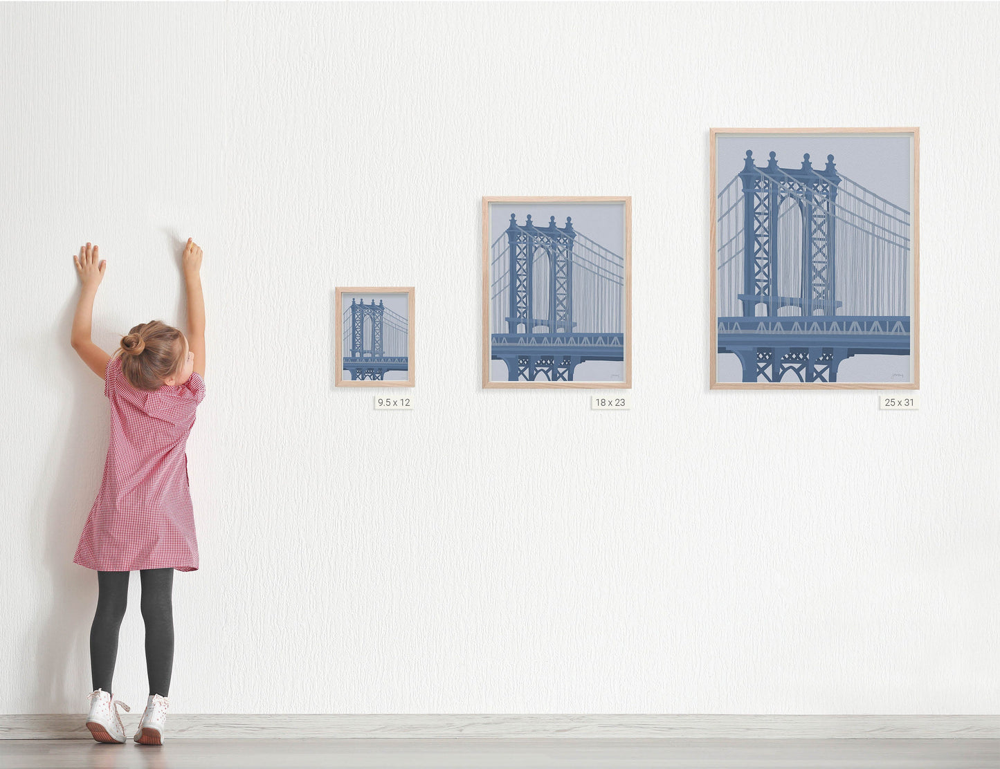 Manhattan Bridge Art Print - Unframed or Framed - 240324