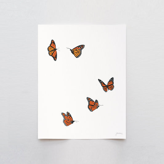 Butterflies Art Print - Unframed or Framed - 240215