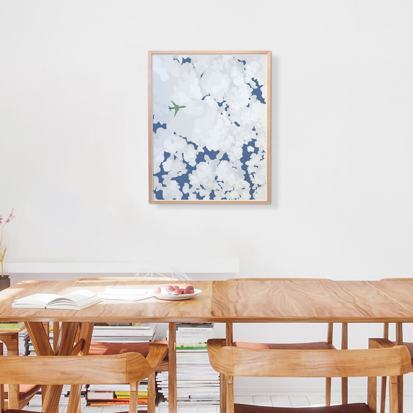 Airplane Overhead Art Print - Unframed or Framed - 140109