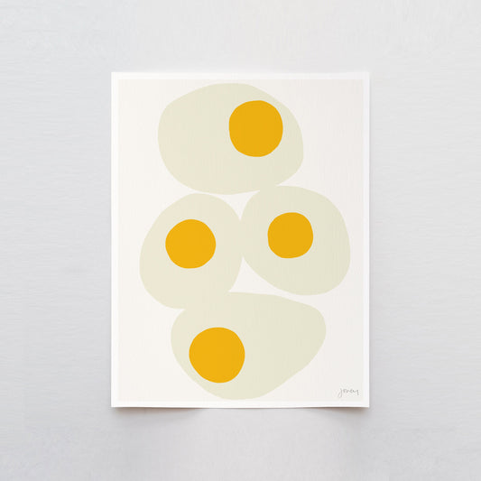 Sunny Side Up Eggs Art Print - Unframed or Framed - 140321