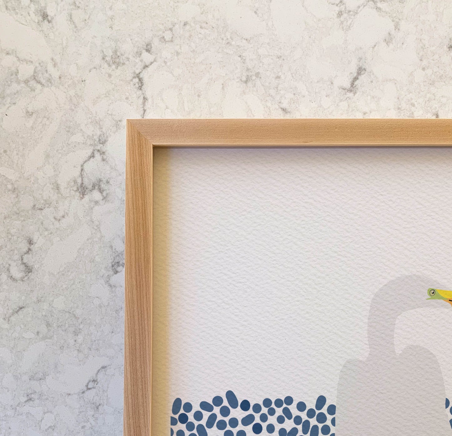 Wading Egret Art Print -  Unframed or Framed - 231112