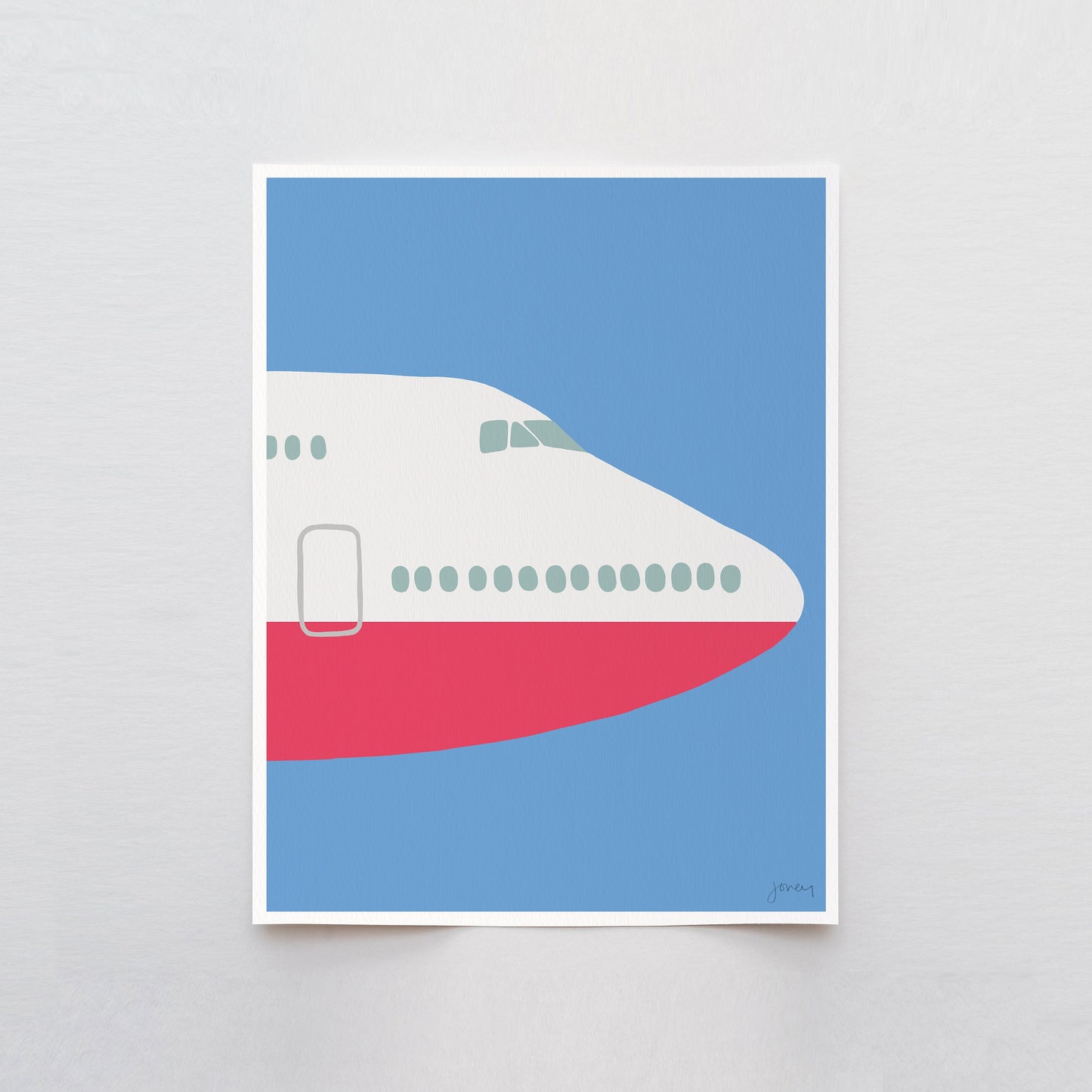 Plane Nose Art Print - Unframed or Framed - 230203