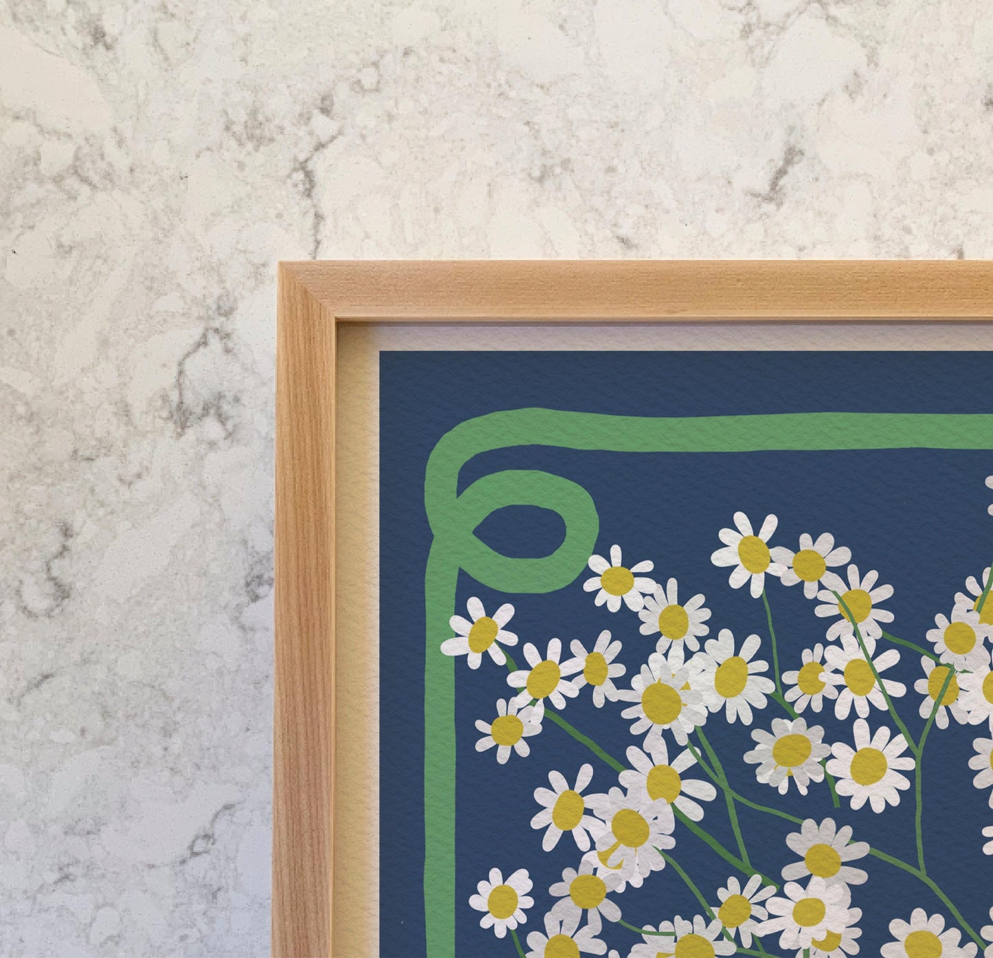 Chamomile Field Art Print - Unframed or Framed - 250921