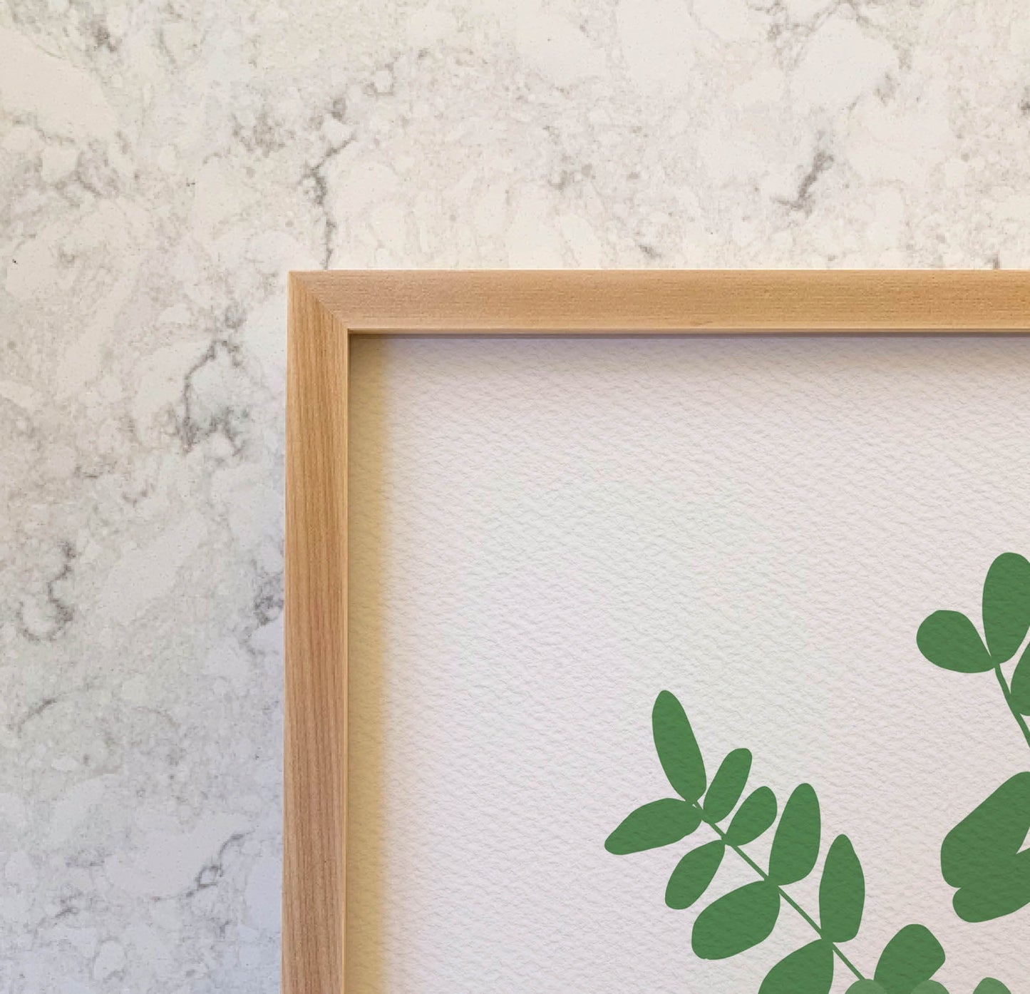 Acacia Leaves Still Life Art Print - Unframed or Framed - Botanical Home Decor - 200804