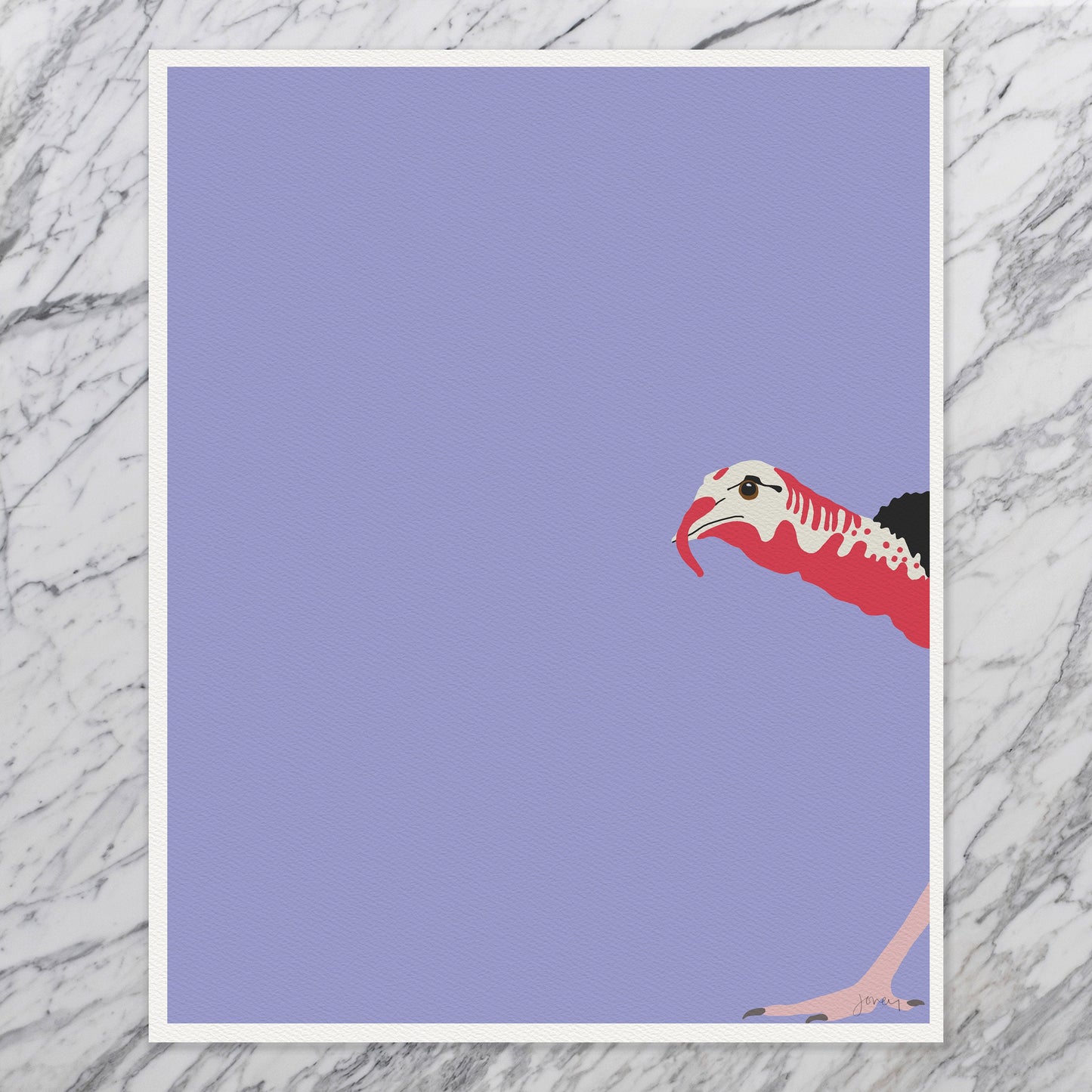 Wild Turkey Art Print - Signed - 121120