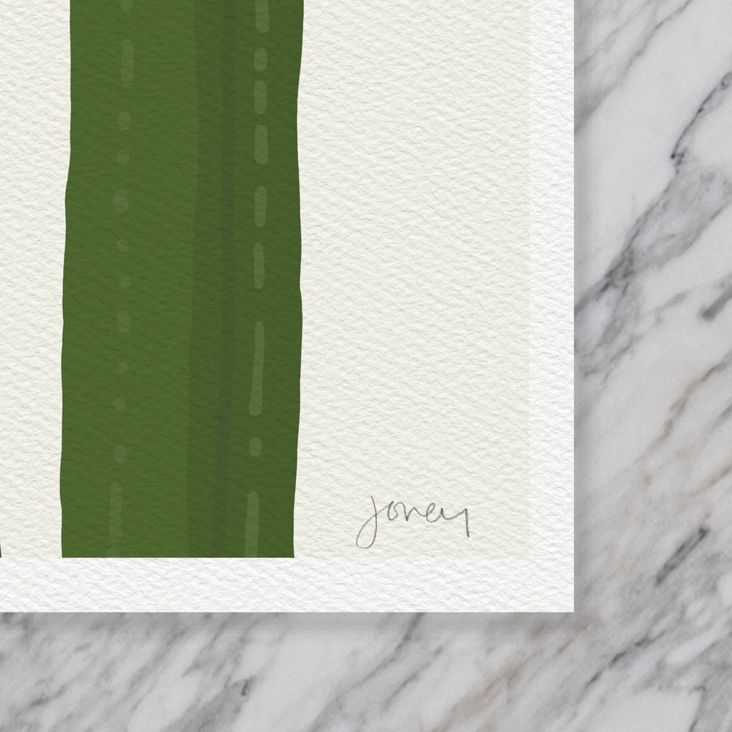 Pipe Cactus Art Pint - Unframed or Framed - 151021