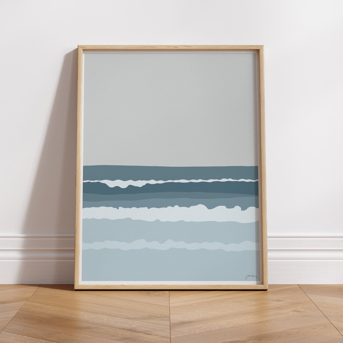 Ocean Waves Art Print - UnFramed or Framed - 130725P