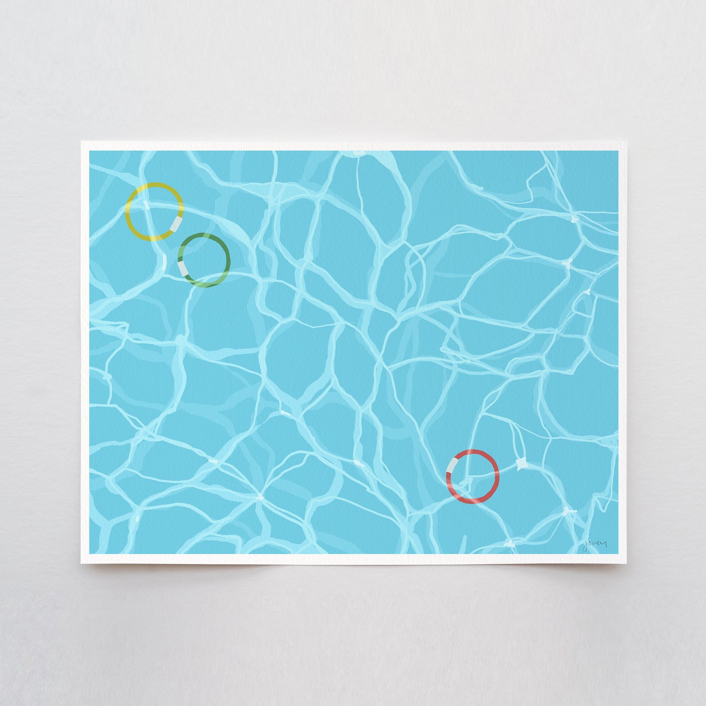 Dive Rings Art Print - Unframed or Framed - 160523