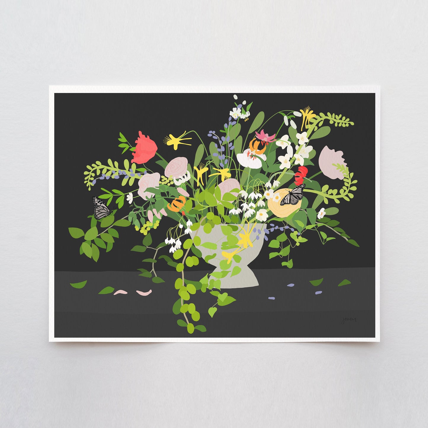 Tulip Abstract Still Life Art Print - Unframed or Framed - 200110