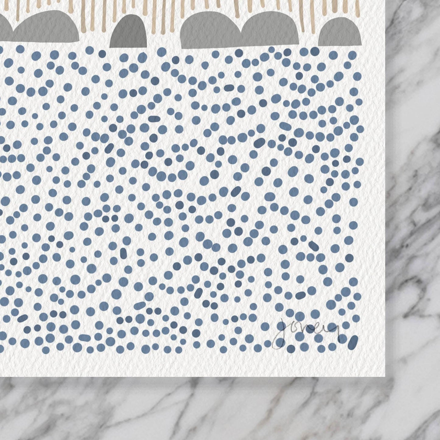 Ocean Cliffs Art Print - Unframed or Framed - 240908