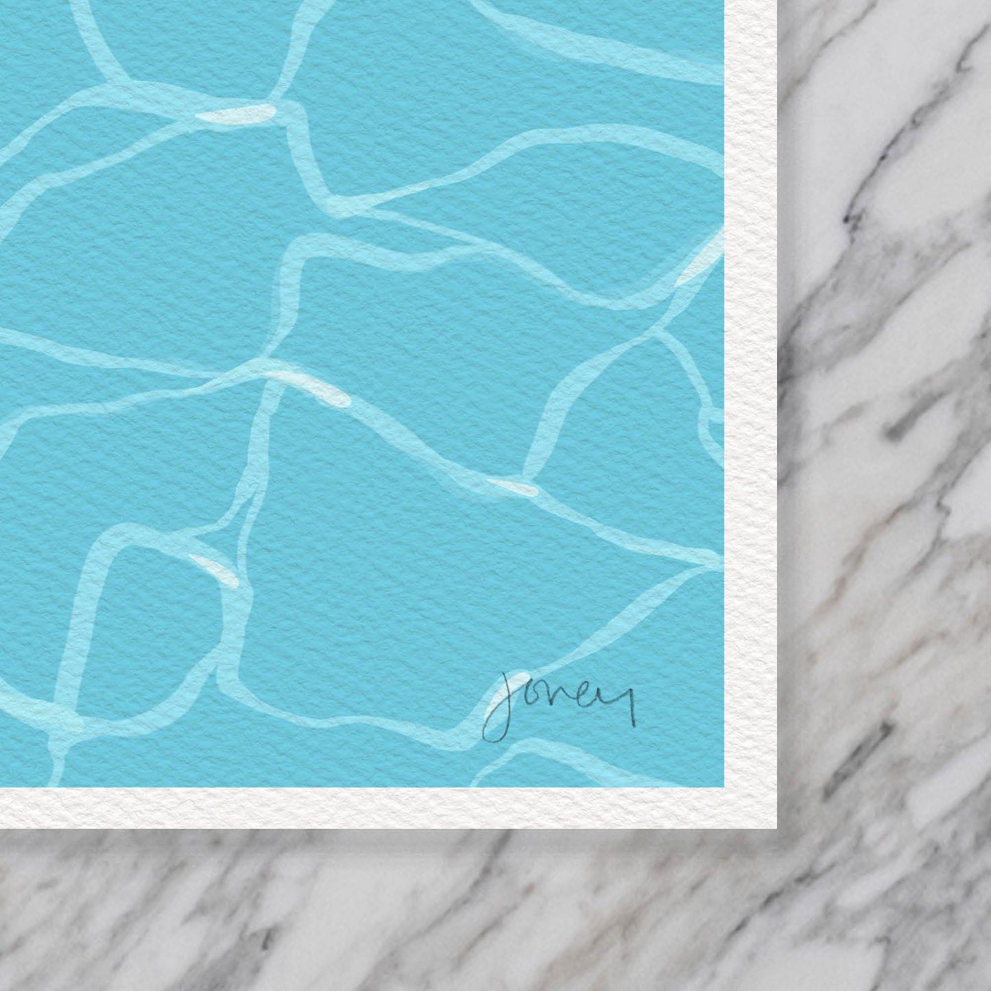 Pool Cannonball Art Print - Unframed or Framed - 240721