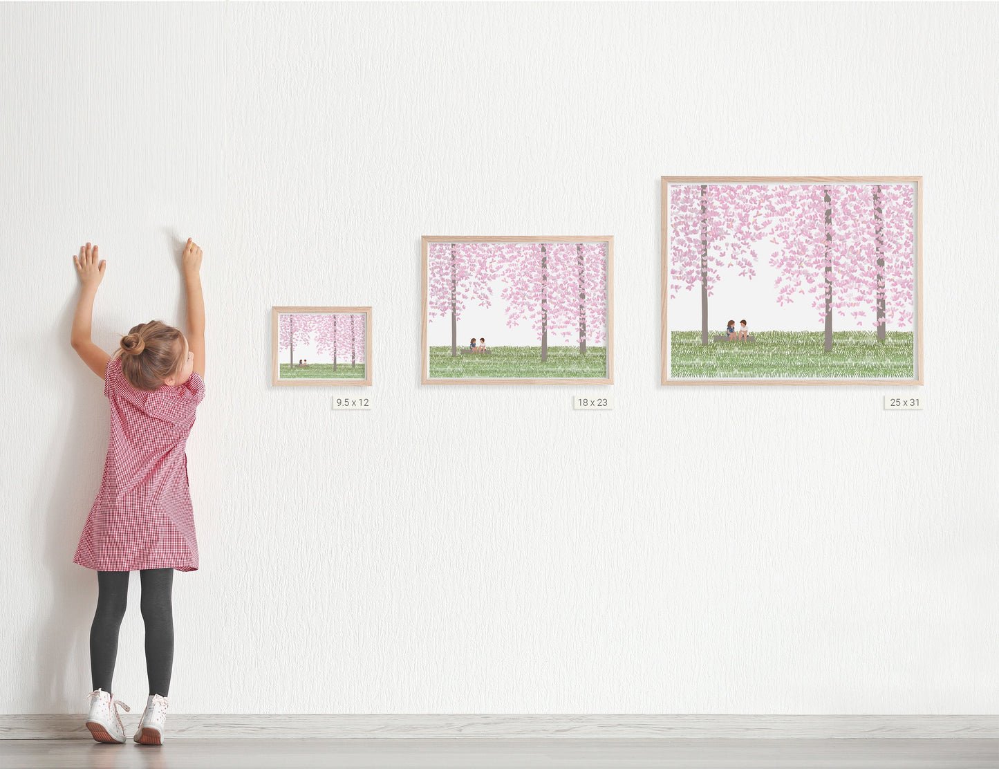 Sitting Under a Magnolia Tree Art Print - Unframed or Framed - 230429