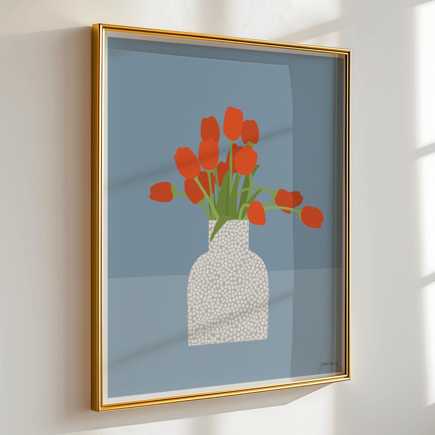 Tulips Still Life Art Print - Unframed or Framed - 250117