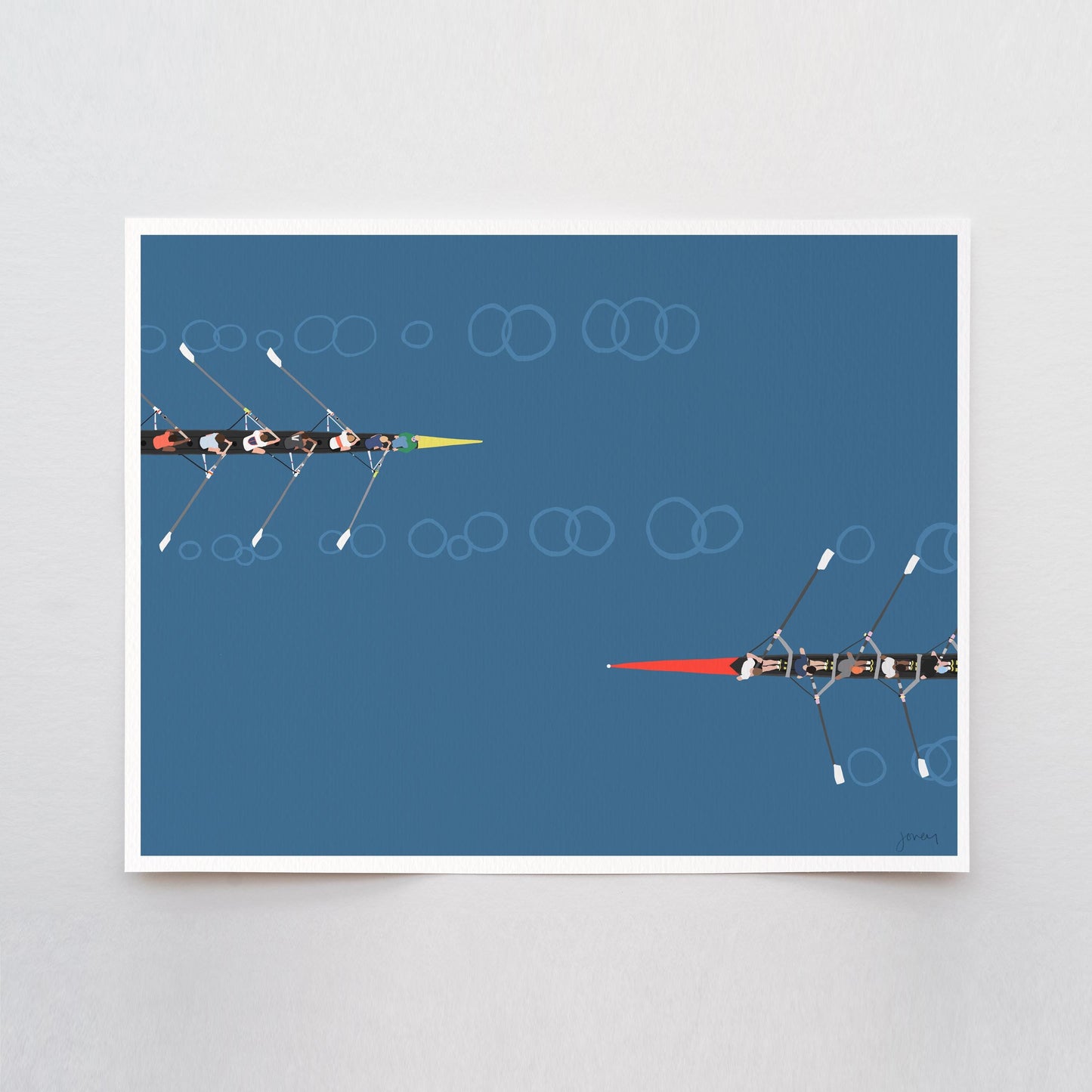 Crew Race Art Print - Unframed or Framed - 250514