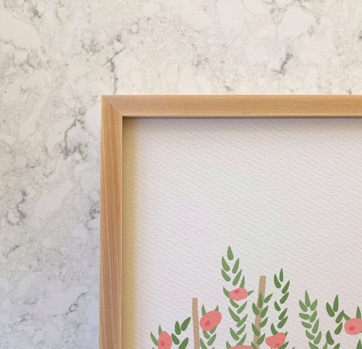 Zinnia Garden Art Print - Unframed or Framed - 230812