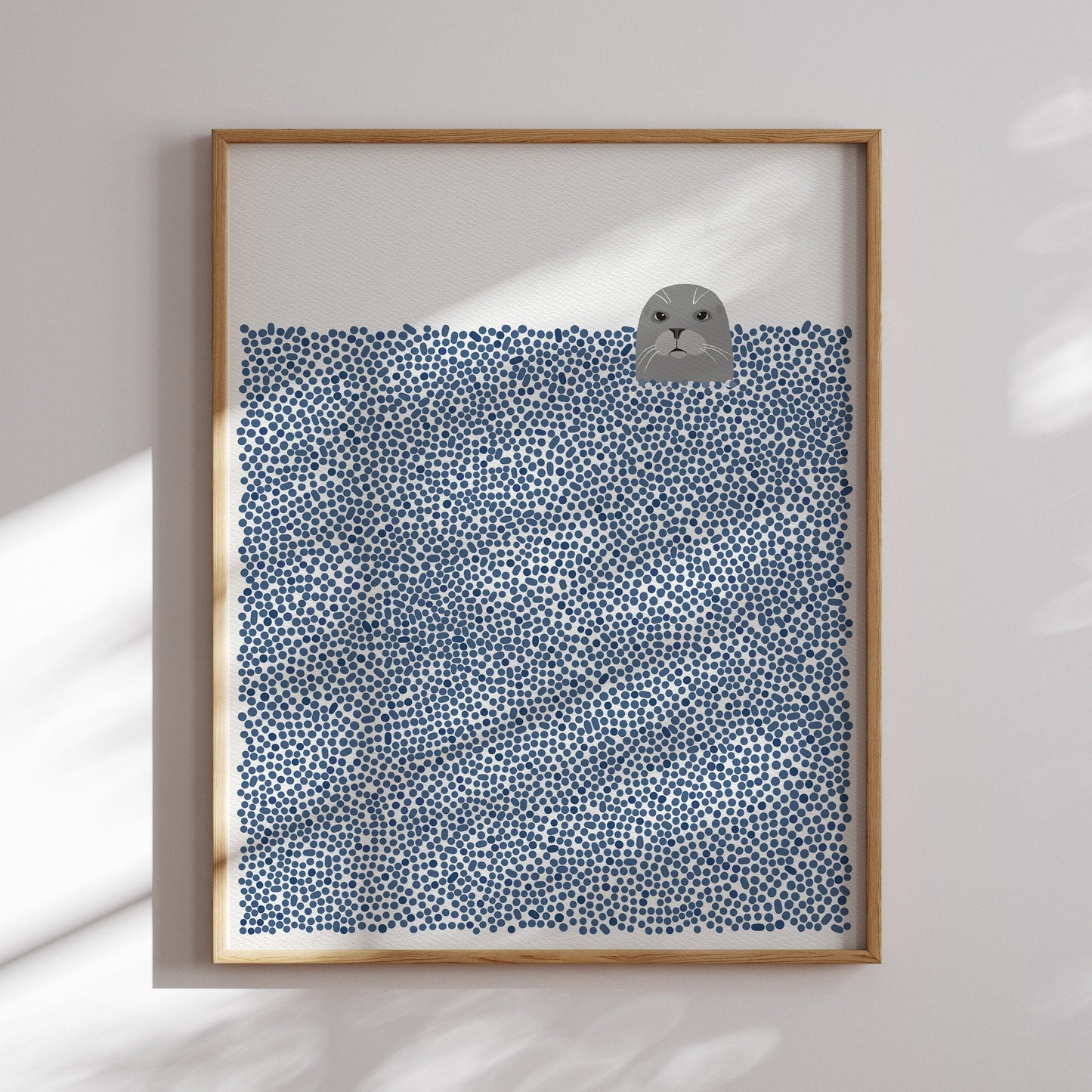 Harbor Seal Art Print - Unframed or Framed - 240121