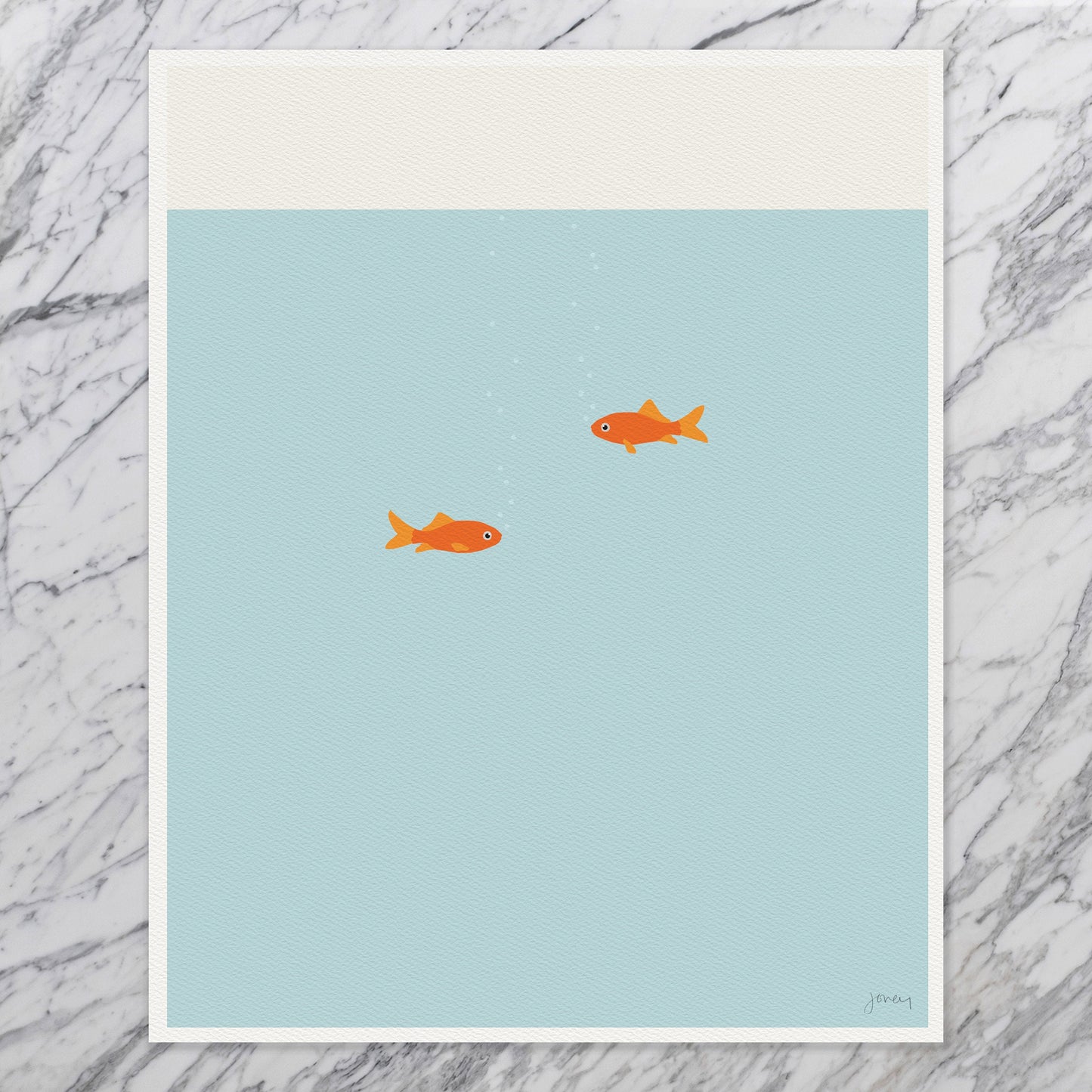 Goldfish Art Print - Unframed or Framed - 160103