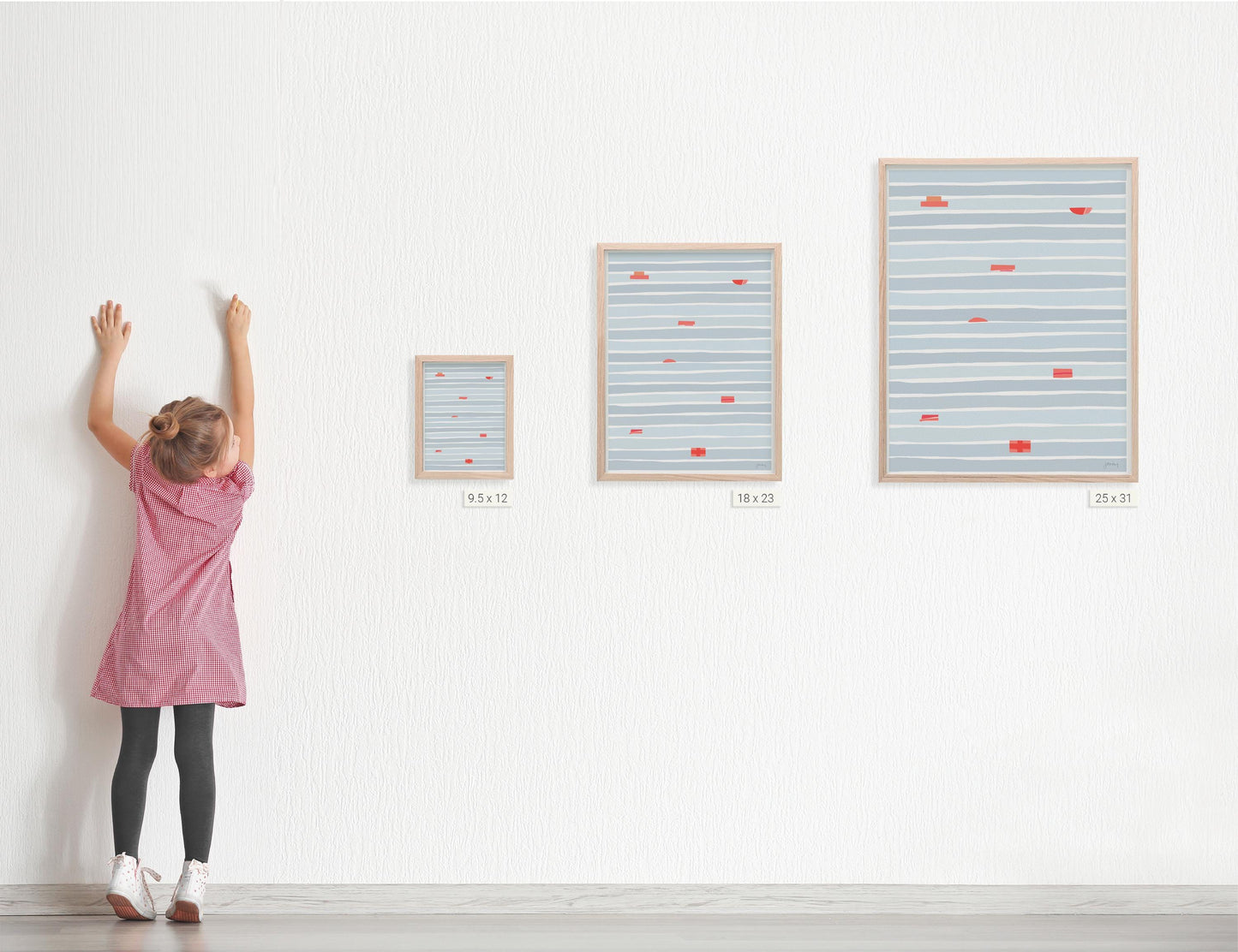 Ocean Abstract Art Print - UnFramed or Framed - 251005