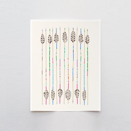 Arrows Feather Fletched Art Print - Unframed or Framed - 120328