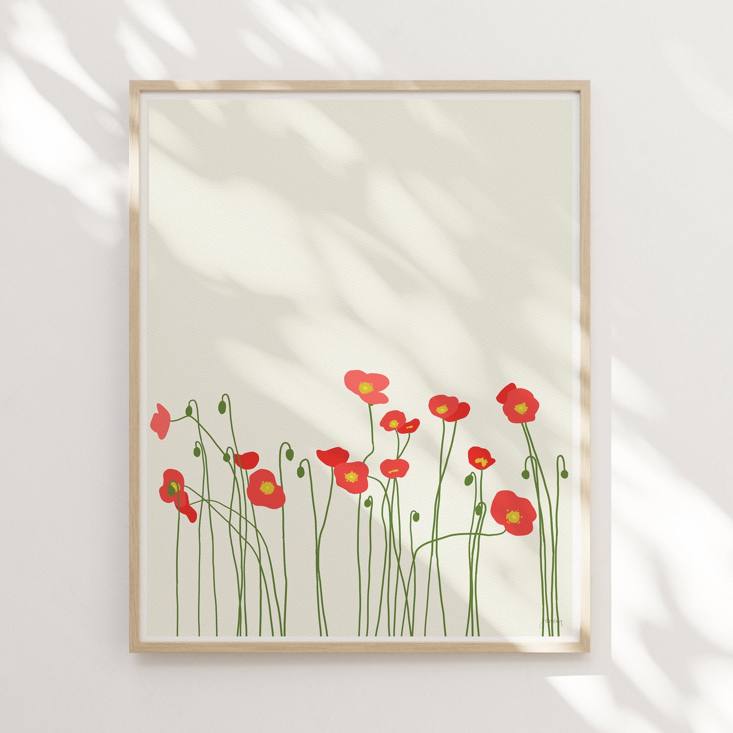 Icelandic Poppies Art Print - Unframed or Framed - 130416