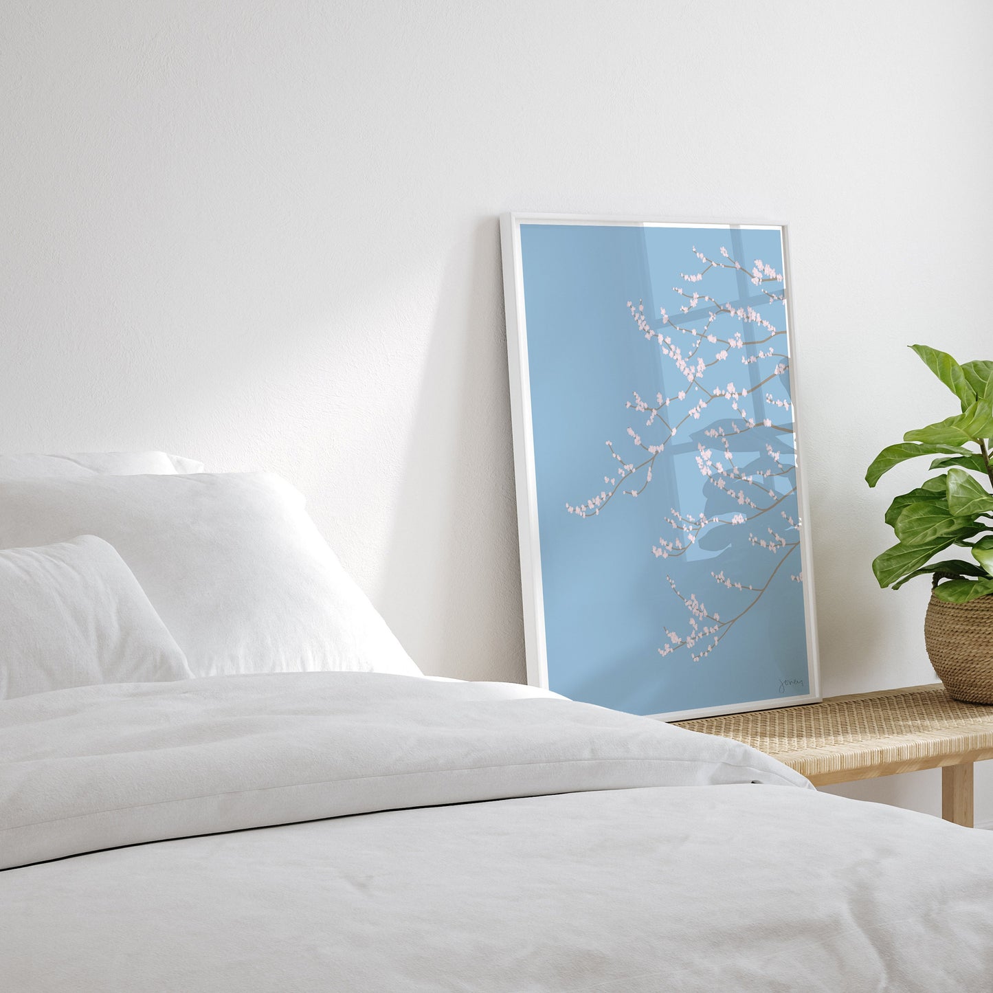 Cherry Blossom Branches Art Print - Unframed or Framed - 120126